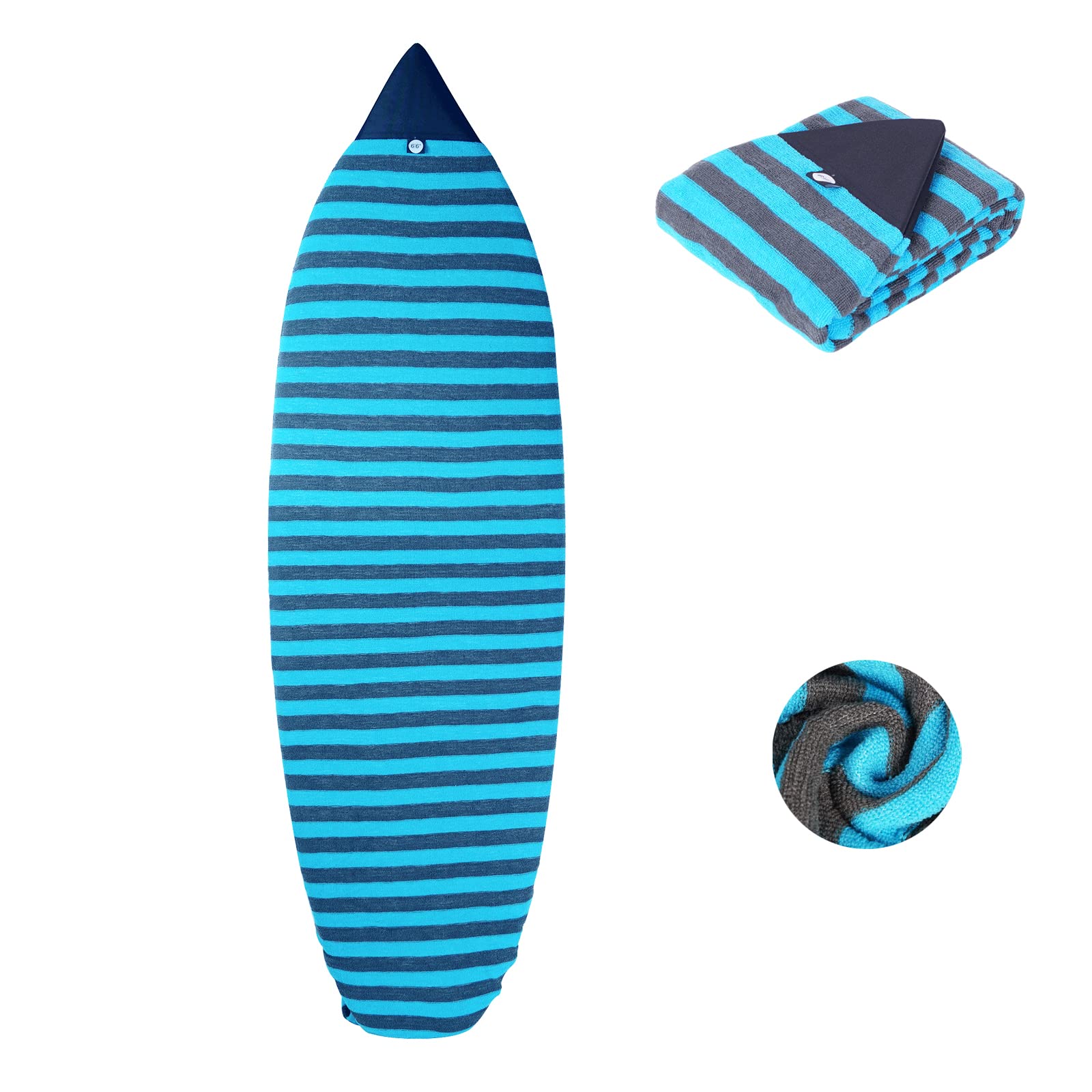 Premium Surfboard Sock Cover - Lightweight Protective Bag for Short/Long Boards | Waterproof & UV Resistant | Multiple Sizes & Colors | Perfect for Travel, Storage & Beach Protection