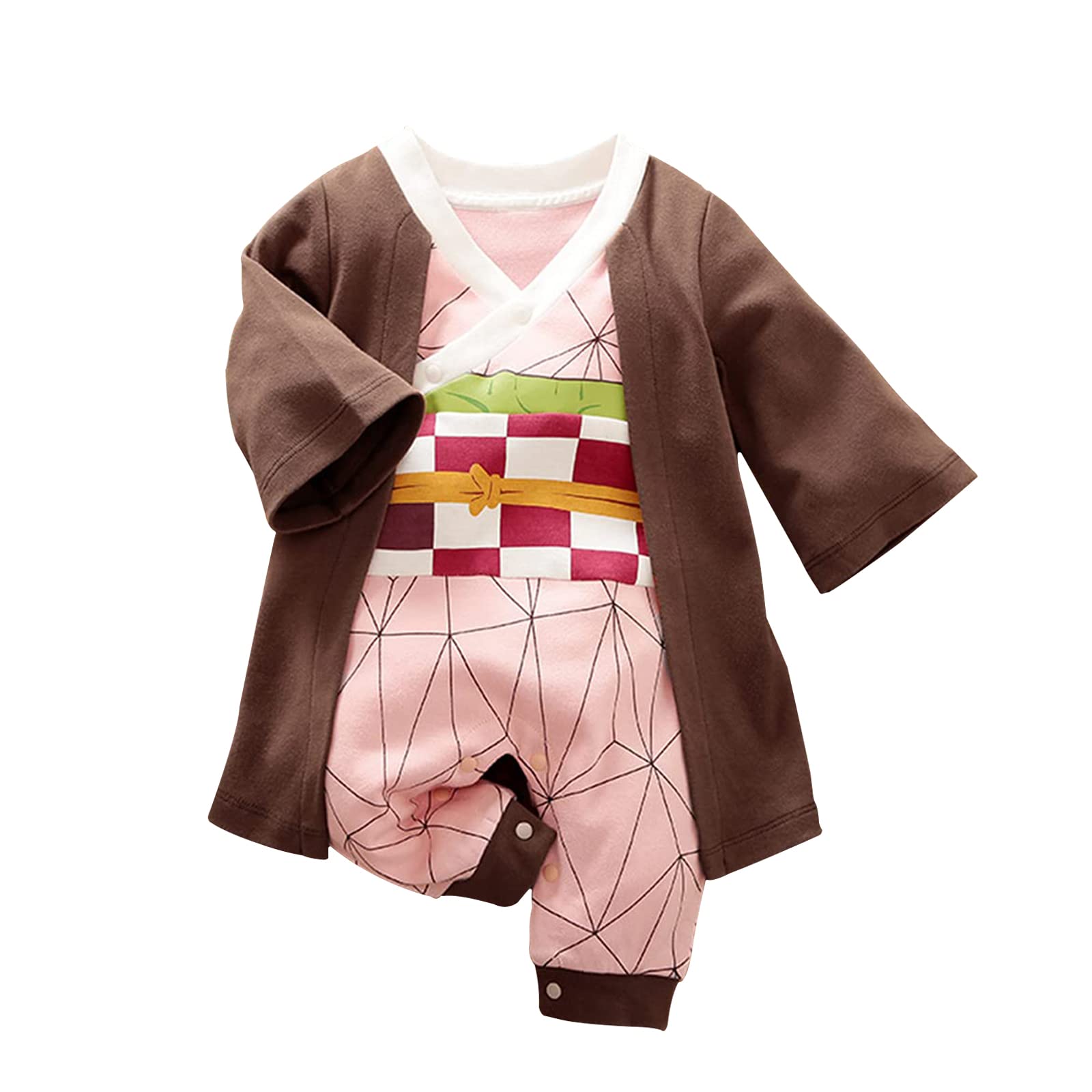 RELABTABY Cute Baby Boy & Girl Romper - Newborn Anime Onesie, Toddler Halloween Cosplay Jumpsuit Outfit - Perfect for Halloween Costumes, Birthday Parties & Photo Shoots