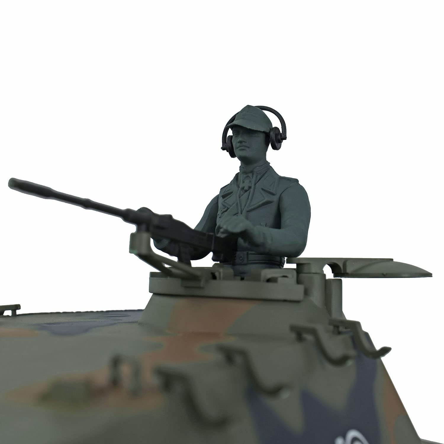 TOUCAN RC HOBBY Pro Version 1/16 Henglong Tk7.0 Panther RC Tank with BB Airsoft, IR Combat System, Metal Tracks & Wheels, 360° Turret Rotation & Smoke Effect - Perfect for Military Enthusiasts, Battle Simulation & Collectors