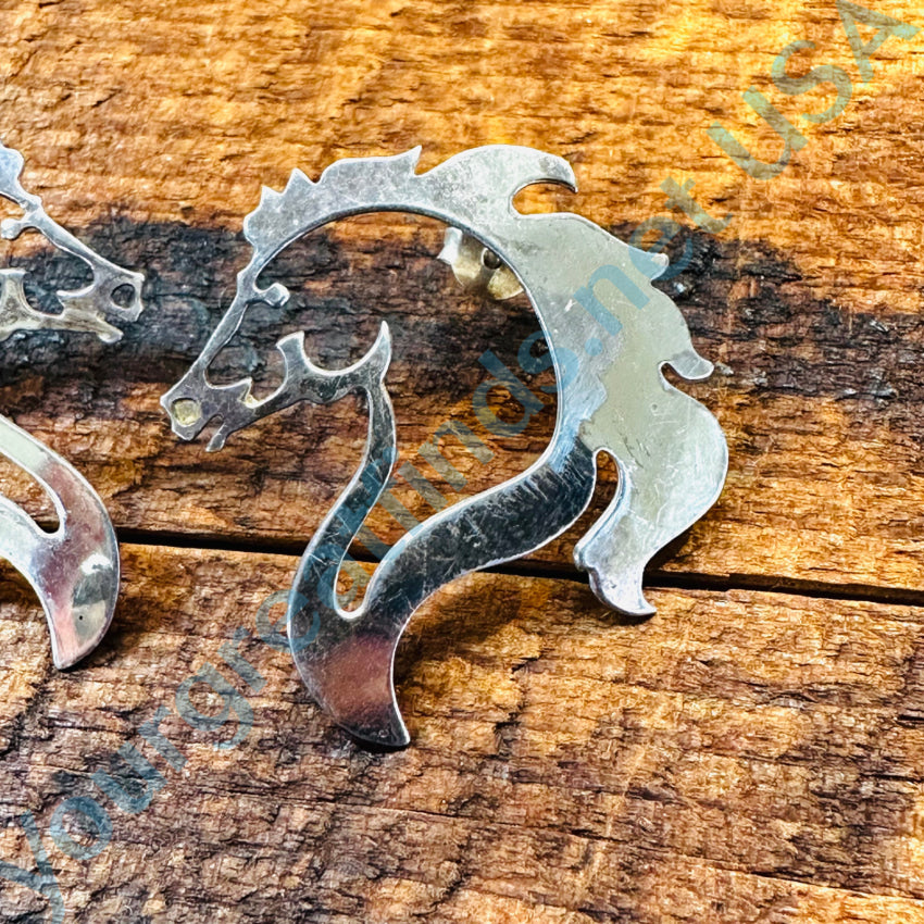Sterling Silver Cut-Out Horse Pierced Post Earrings for Women | Dainty & Elegant Hoop Earrings for Everyday Wear, Gift Giving & Special Occasions