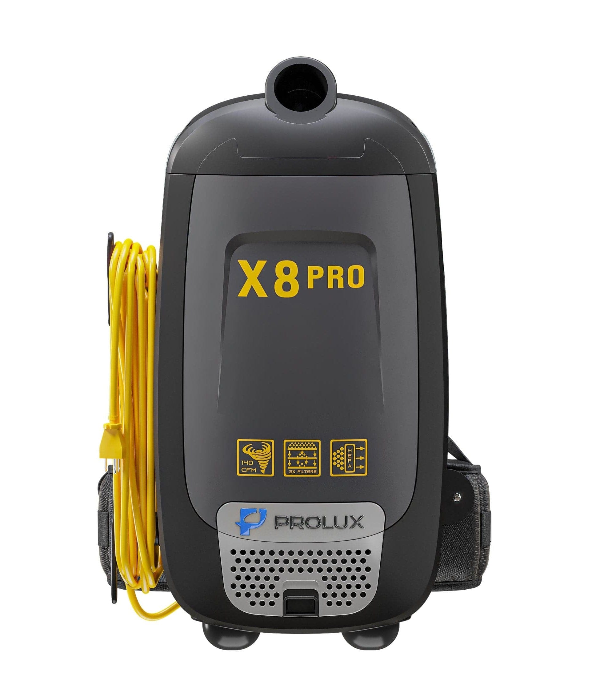 Prolux X8 Pro Commercial Backpack Vacuum Cleaner with Deluxe 1.5 Tool Kit - Powerful Lightweight Corded Vac for Office, Hotel & Carpet Cleaning
