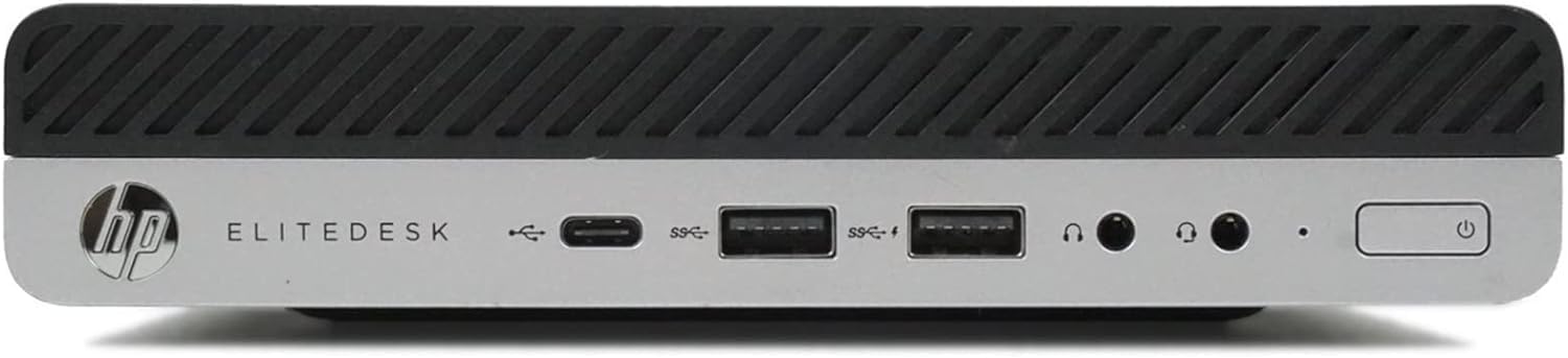 Refurbished HP EliteDesk 800 G4 Mini PC - Intel Core i5-8400T, 16GB DDR4 RAM, 240GB SSD, Windows 11 Pro & Office 2021 - Compact Business Desktop Computer for Home Office, Small Business & Remote Work
