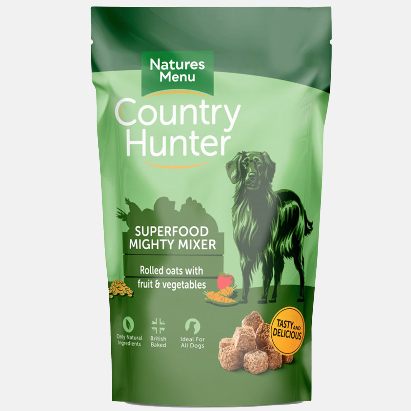 Nature's Menu Country Hunter Superfood Mighty Mixer for Dogs 1.2KG - Grain-Free Dry Dog Food Topper with Superfoods - Perfect for Picky Eaters & Digestive Health (Great for Kibble Mixing or Raw Food Diet)
