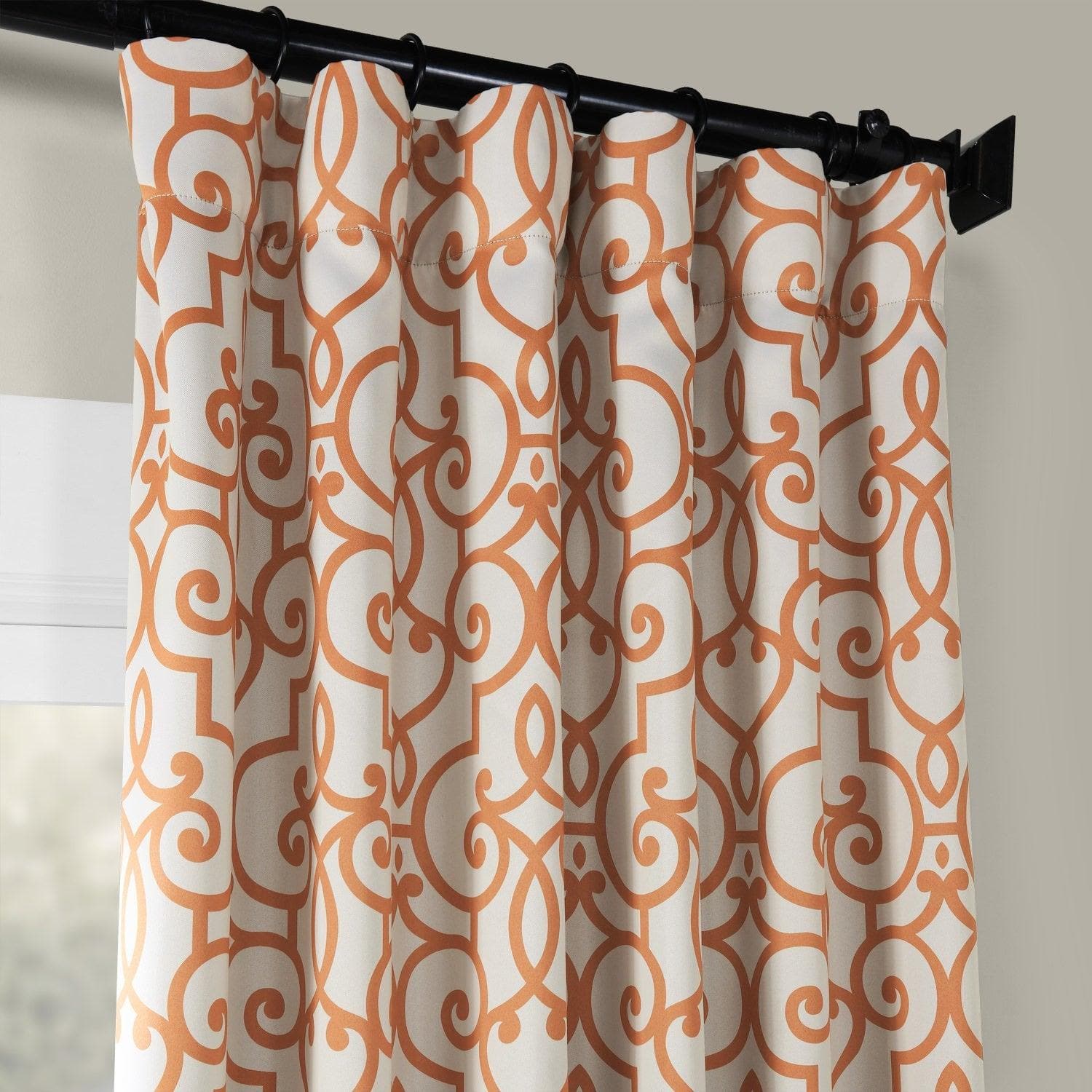 Blackout Curtains with Cream Stripes - Thermal Insulated Room Darkening Drapes for Bedroom, Living Room & Nursery - Noise Reducing & Energy Efficient Window Treatments
