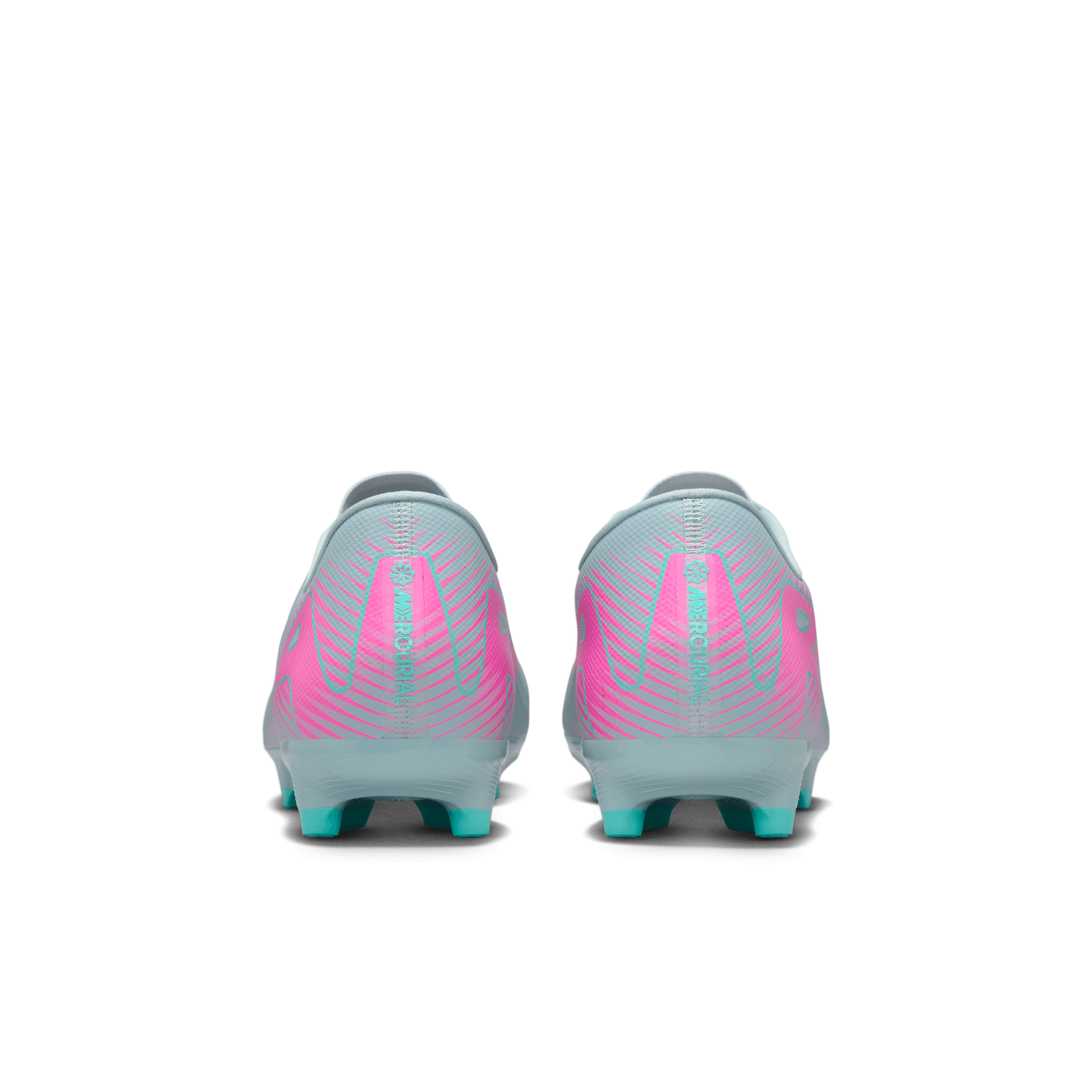 Nike Mercurial Vapor 16 Academy FG/MG Soccer Cleats for Men - Lightweight Football Shoes with Ocean Cube/Pink Blast Color - Perfect for Artificial Grass and Natural Turf Training & Matches
