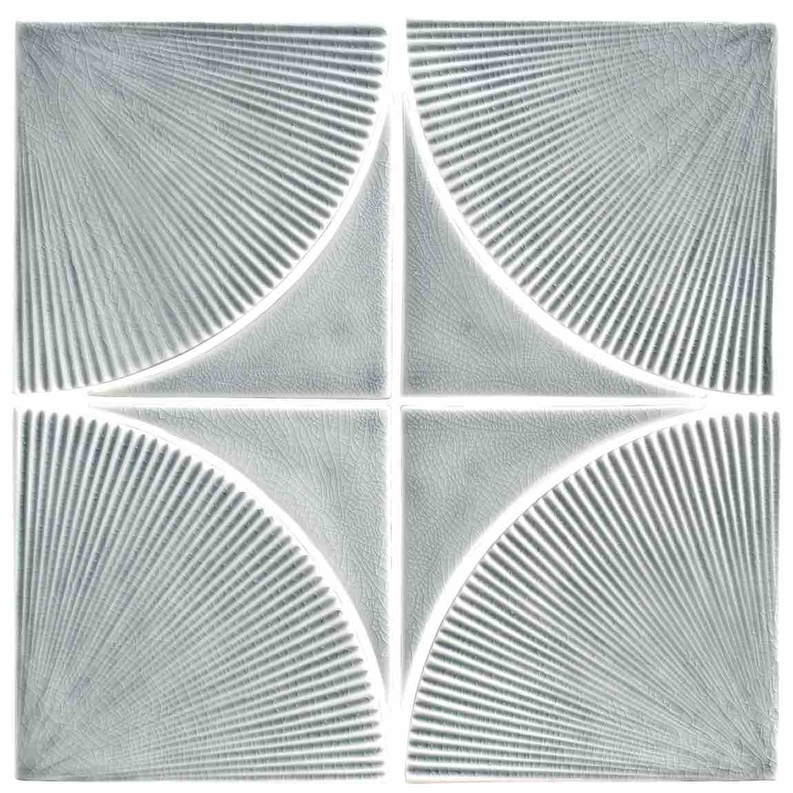 Recycled Crackled Glass Mosaic Tile - Gray 12x12 Inch - Eco-Friendly Backsplash & Bathroom Wall Tile for Kitchen, Shower, and Home Decor