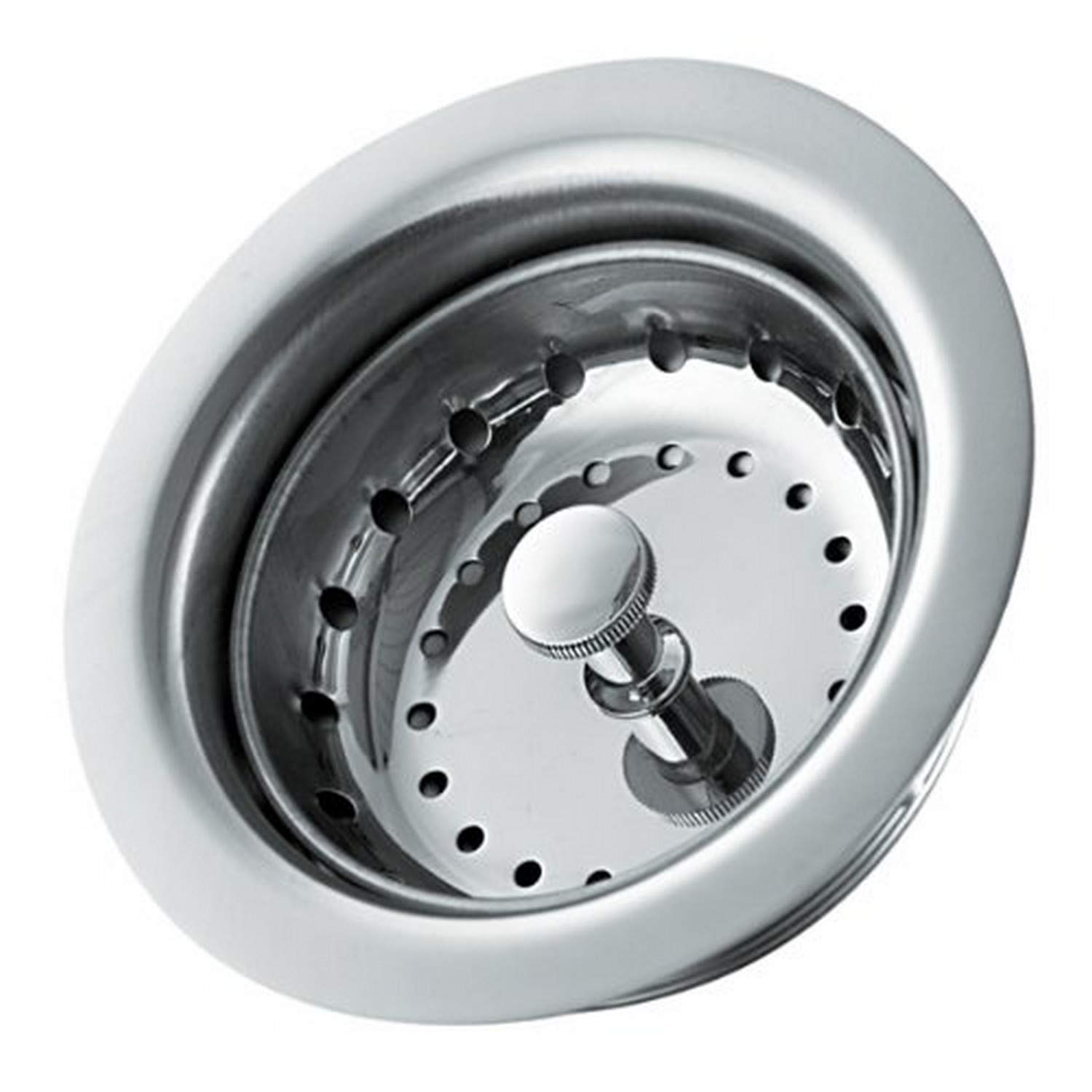 Plumb Craft 7636000N Stainless Steel Basket Sink Strainer - Durable Kitchen Sink Drain Filter for Food Waste, Hair & Debris - Perfect for Bathroom, Laundry Room & RV Sinks
