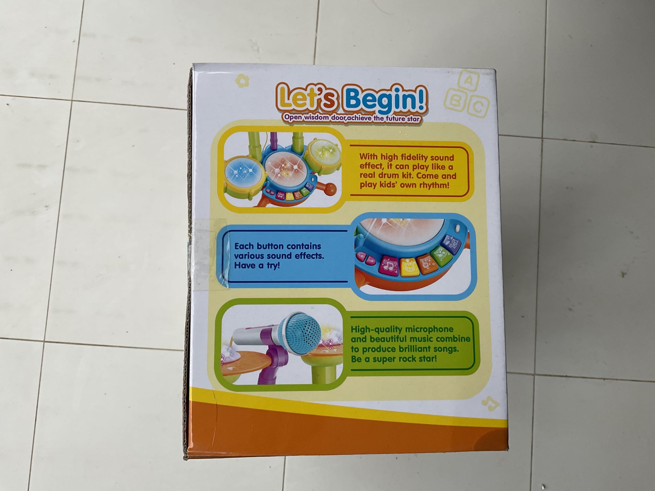 Best Toddler Drum Set with Microphone for Kids Ages 1-5 Years - Musical Toy for Boys & Girls (1-3 Years) - Perfect Birthday & Christmas Gift for Babies 6-18 Months - Fun Early Learning & Pretend Play Instrument
