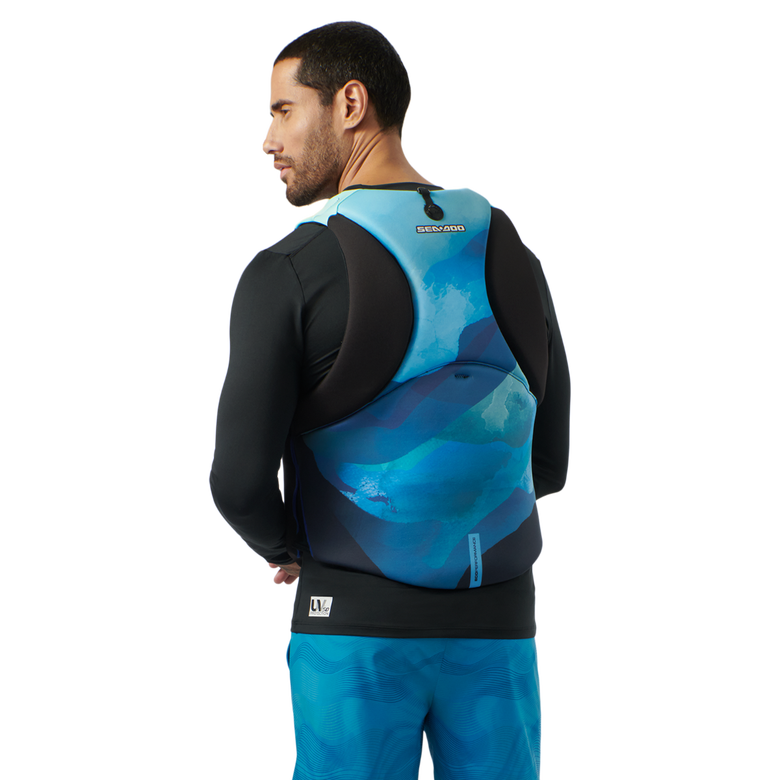 Airflow Sunset Edition PFD Life Jacket - USCG Approved Comfortable Inflatable Life Vest for Boating, Kayaking & Water Sports