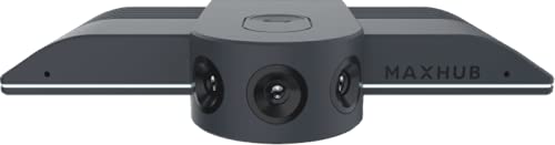 UC M30 4K Webcam with Built-in Microphone - 180° Panoramic HD Camera for Laptop, Mac & PC - Perfect for Video Conferencing, Online Teaching, Live Streaming & Gaming - Ideal for Zoom, Skype, Teams & Remote Work