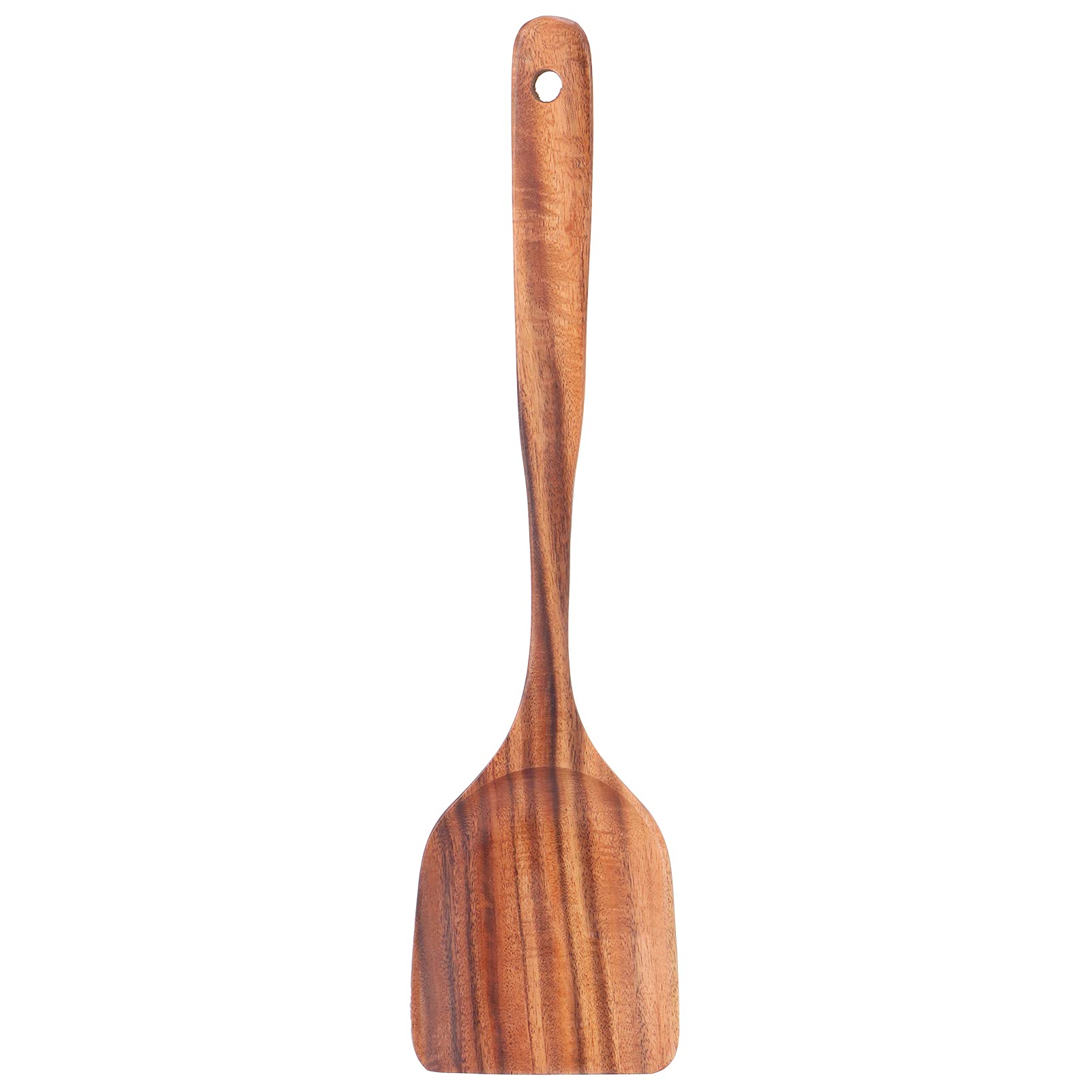 Premium Teak Wood Kitchen Spatula - Hand Polished Non-Stick Wooden Turner for Frying, Cooking & Baking | Ideal for Home Chefs & Restaurant Use
