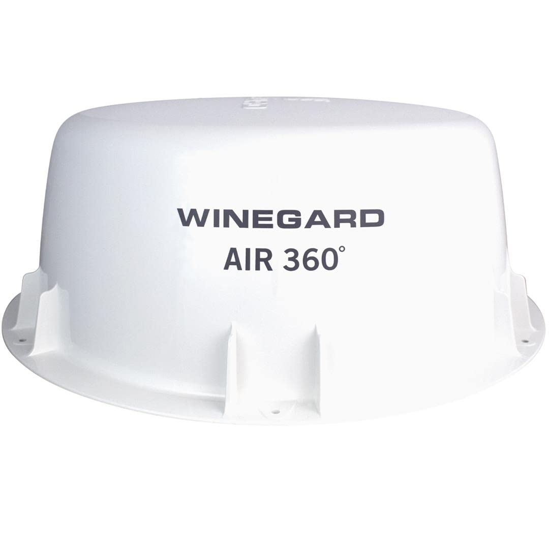 Winegard A3-2000 Air 360 Omnidirectional Outdoor TV Antenna - White | HD Digital Reception for Clear TV Channels | Perfect for RV, Camping & Home Use