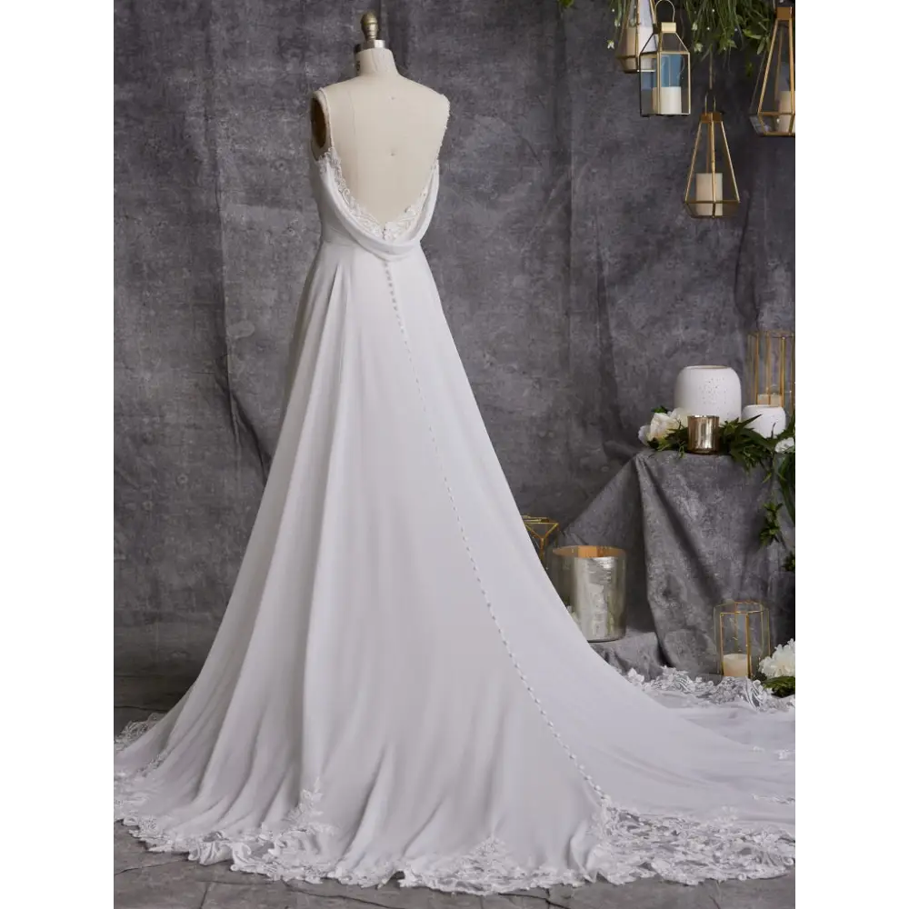 Jessica by Maggie Sottero - Elegant Lace Wedding Dress for Brides | Perfect for Church Ceremonies, Beach Weddings & Romantic Vows