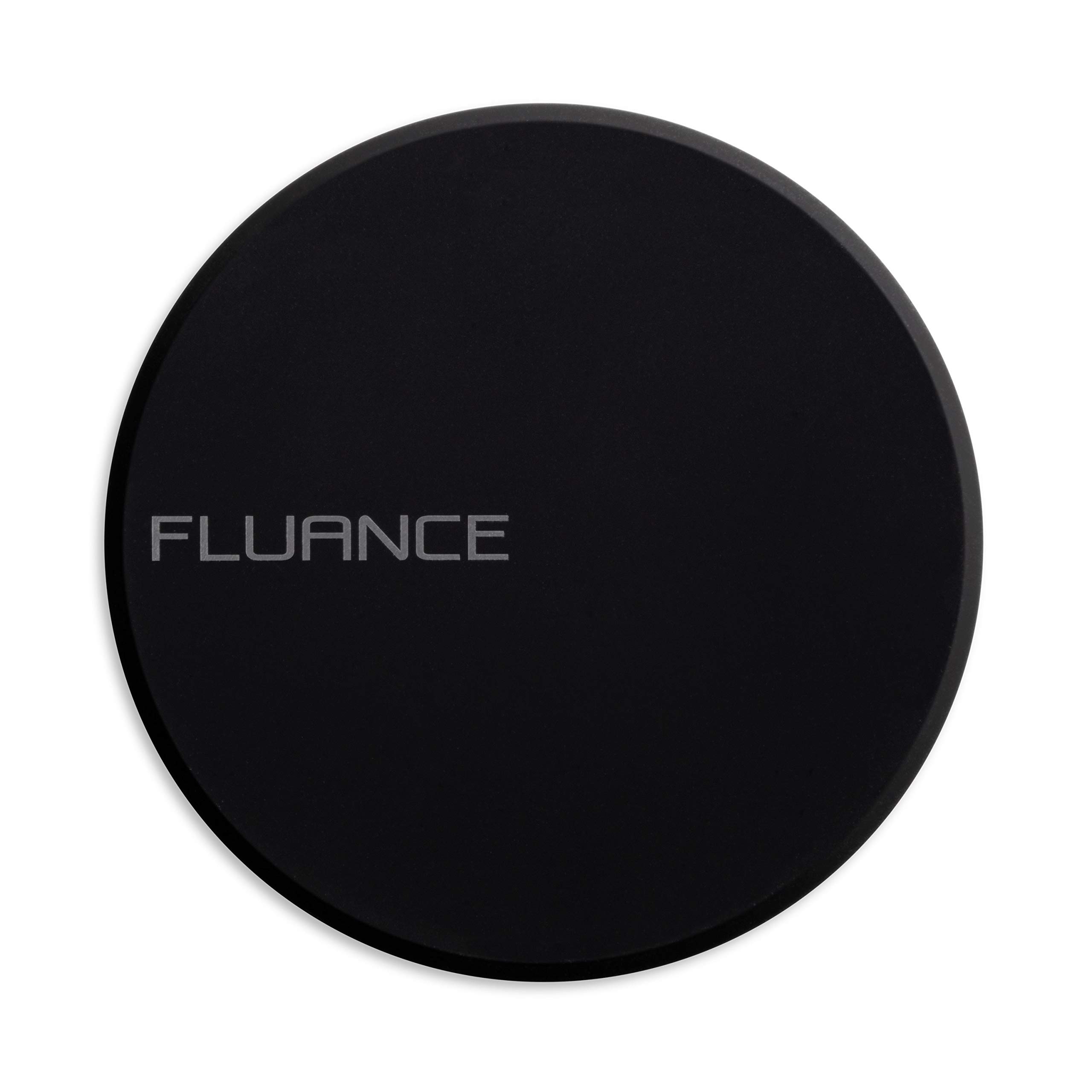 Fluance High Density Frosted Acrylic Turntable Platter for RT82/RT83/RT84/RT85 Reference Turntables - Includes 760g Steel LP Disc Stabilizer & Vinyl Record Weight - Perfect for Audiophiles & Vinyl Enthusiasts to Reduce Vibrations & Improve Sound Quality