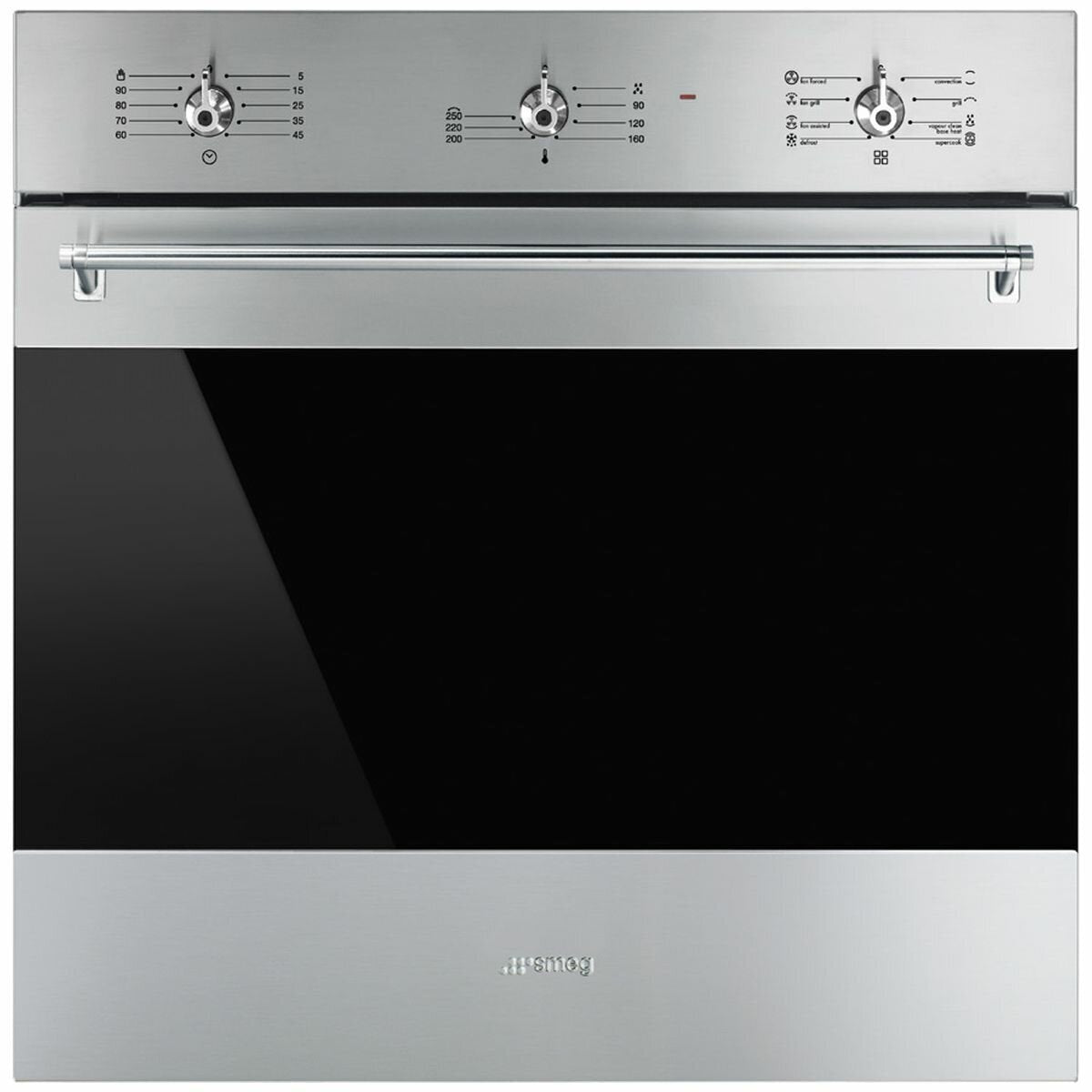 Smeg 60cm Classic Built-In Oven with Thermoseal Technology - SFA63M3TVX | Perfect for Modern Kitchens, Baking & Roasting