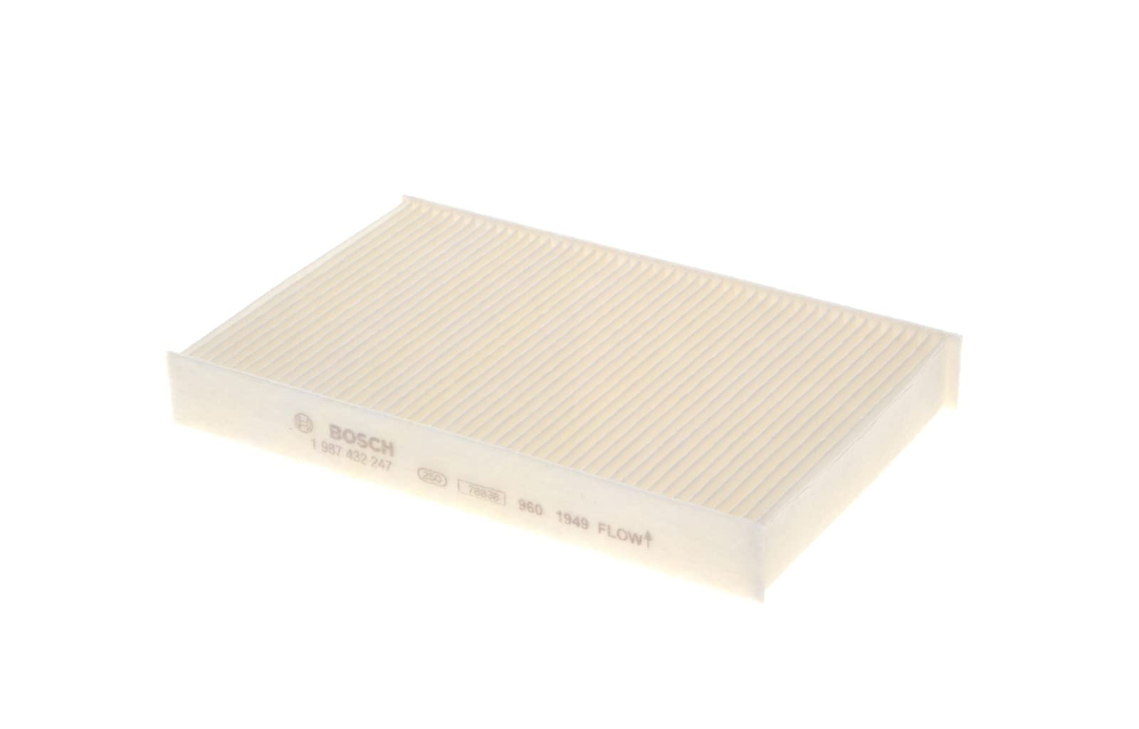 Bosch M2247 Standard Cabin Air Filter - Compatible with Multiple Car Models, High Efficiency Dust & Pollen Protection - Perfect for Sedans, SUVs, and Trucks