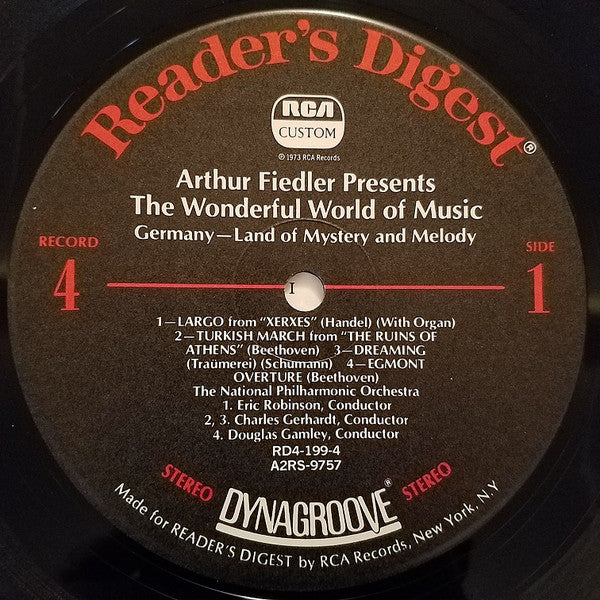 Arthur Fiedler - The Wonderful World Of Music (10xLP Vinyl Box Set, Compilation) - Near Mint or Mint Condition - Perfect for Classical Music Collectors & Audiophiles
