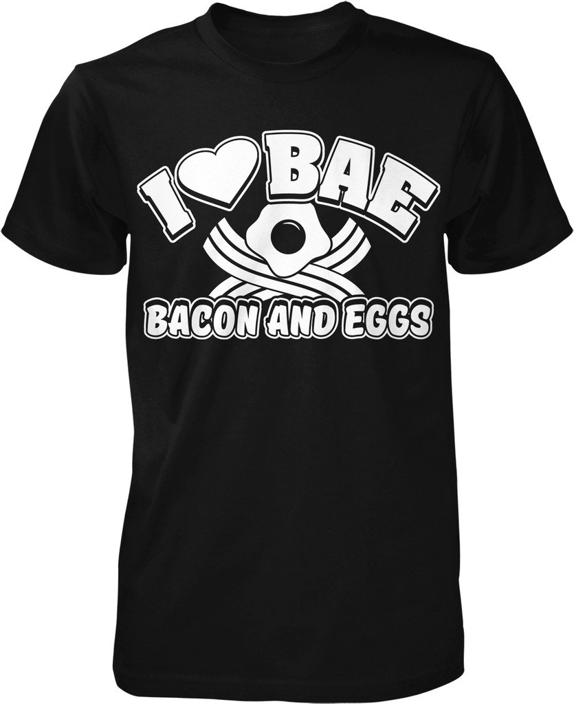 BAE Bacon & Eggs Men's T-Shirt - Funny Food Lover Gift