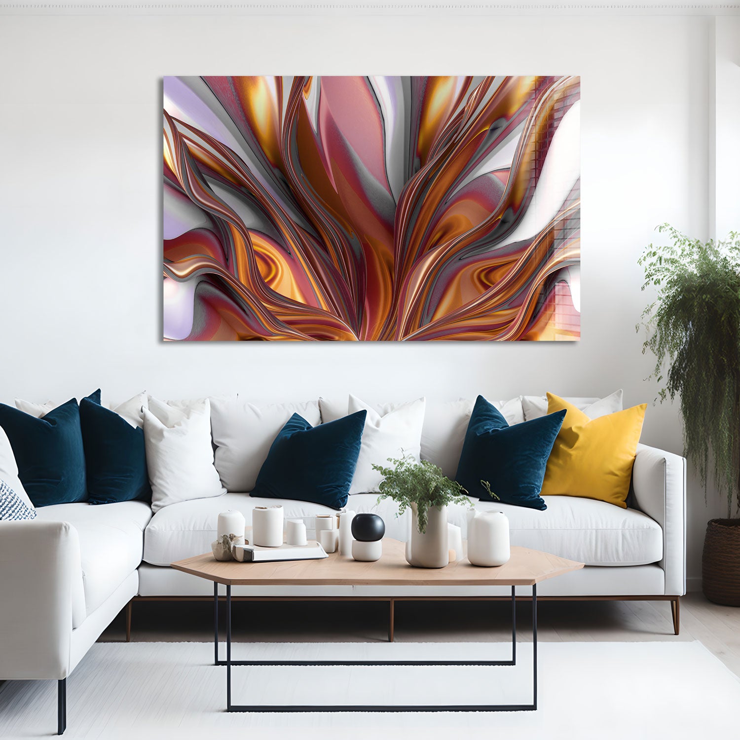 Abstract Roots - Unique Handmade Boho Wall Art Decor for Home & Office - Perfect for Living Room, Bedroom, or Gift Giving
