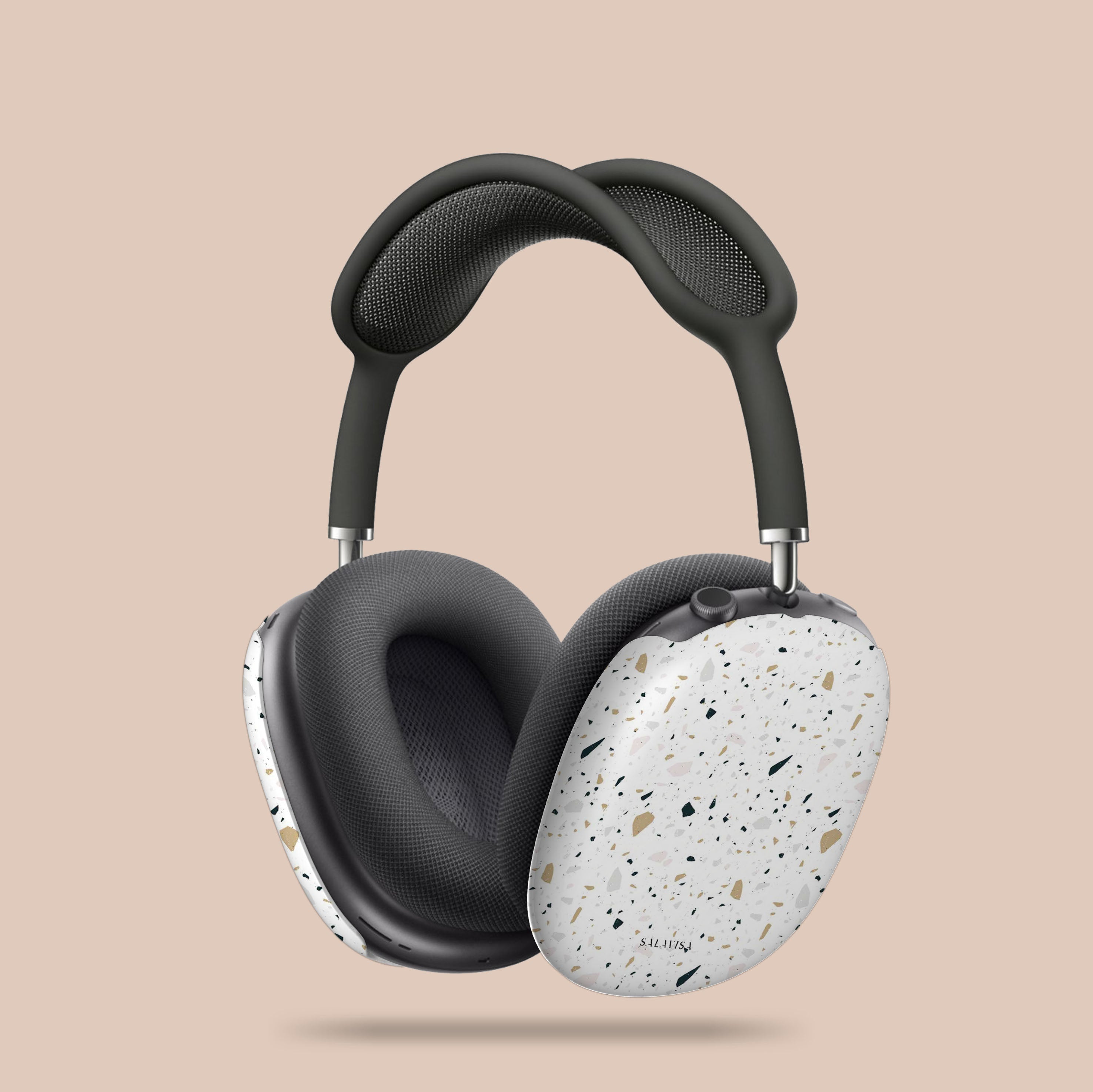 Stylish Light Terrazzo Pattern AirPods Max Protective Case - Durable Cover for Apple AirPods Max Headphones | Perfect for Travel, Gym & Daily Use