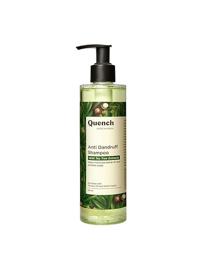 Tea Tree Oil Anti Dandruff Shampoo for Men & Women - 8.5oz (250ml) Scalp Treatment for Dry, Itchy Scalp & Flakes - Sulfate Free & Paraben Free - Perfect for Daily Hair Care Routine