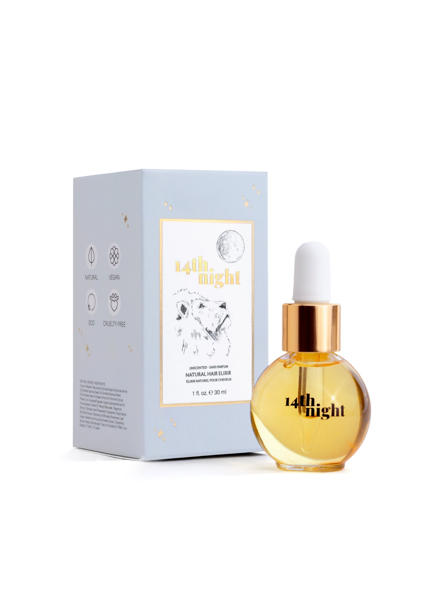 The Hair Elixir Unscented - Natural Hair Growth Serum for Thicker, Healthier Hair | Perfect for Daily Use at Home & Salon Treatments