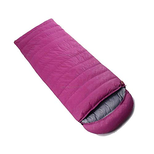 Lightweight Portable Camping Sleeping Bag for Adults - Double Zipper, 600G, Red Black - Perfect for Hiking, Backpacking & Outdoor Adventures
