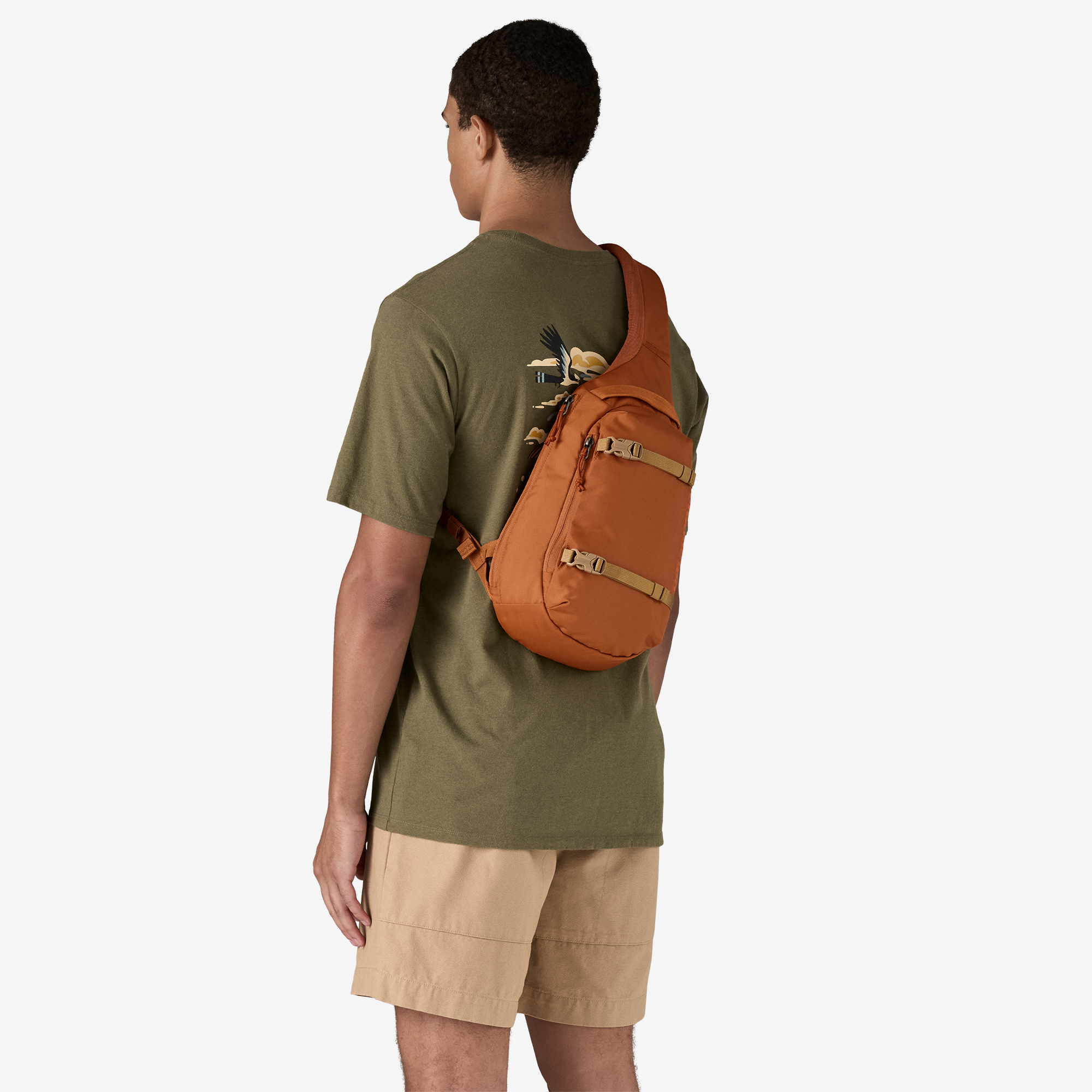 Atom Sling Bag 8L - Lightweight Crossbody Chest Bag for Men & Women - Perfect for Travel, Hiking, Cycling & Everyday Use