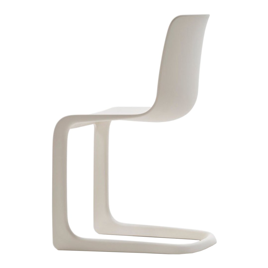 Vitra Evo C Chair by Jasper Morrison - Modern Ergonomic Dining Chair for Home & Office - Perfect for Kitchens, Dining Rooms & Workspaces