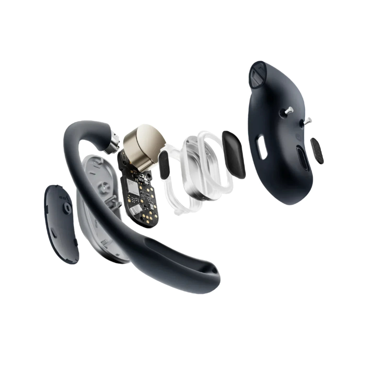 Openfit Air Black Wireless Earbuds - Bluetooth 5.0, Noise Cancelling, IPX5 Waterproof - Perfect for Running, Gym, Workout & Travel