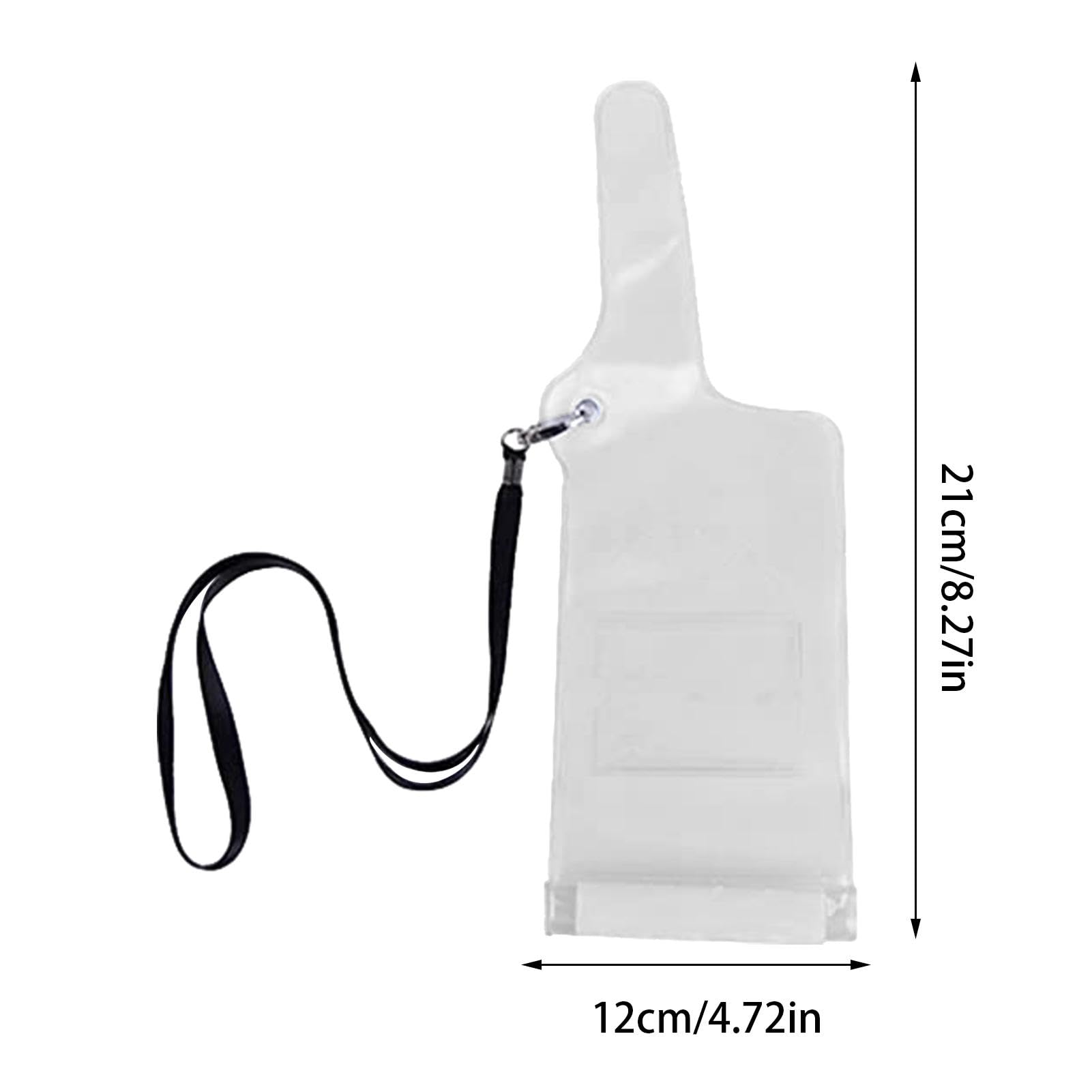 Waterproof Walkie Talkie Case - Heavy Duty Two Way Radio Rainproof Bag with Lanyard Strap | Weatherproof Radio Enclosure & Carry Holster for Outdoor, Construction, Hiking, Camping and Emergency Use