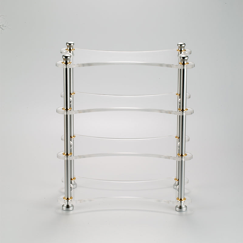 xDuoo X R01 Premium Multilayer Acrylic HiFi Audio Rack - Compact Stand for Small Amps & DACs - Perfect for Home Studio, Office, and Audiophile Setups