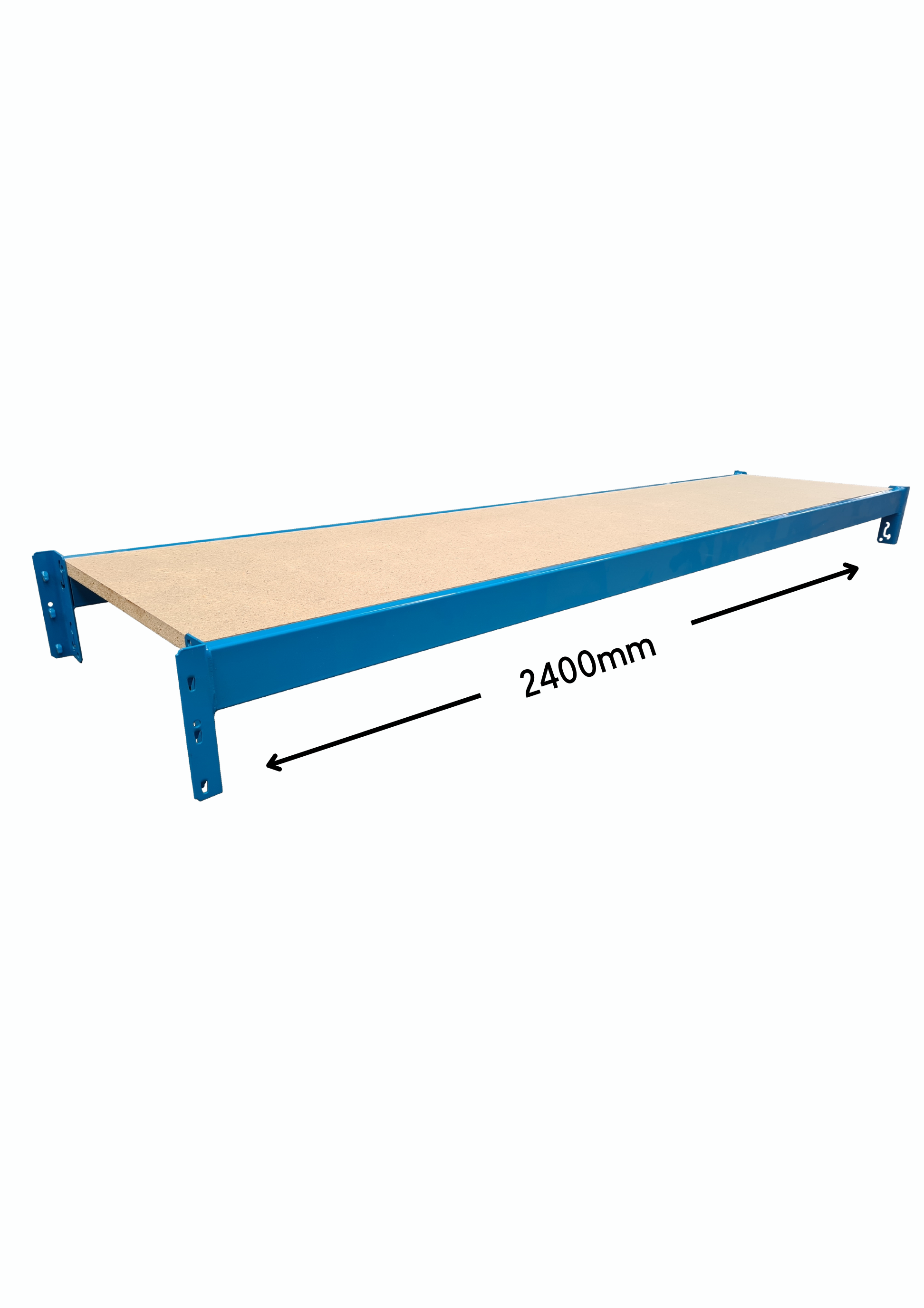 Long Span Shelving Additional Shelf Level - Heavy Duty Storage Rack for Warehouse, Garage & Retail - Expandable Shelf System for Organized Storage
