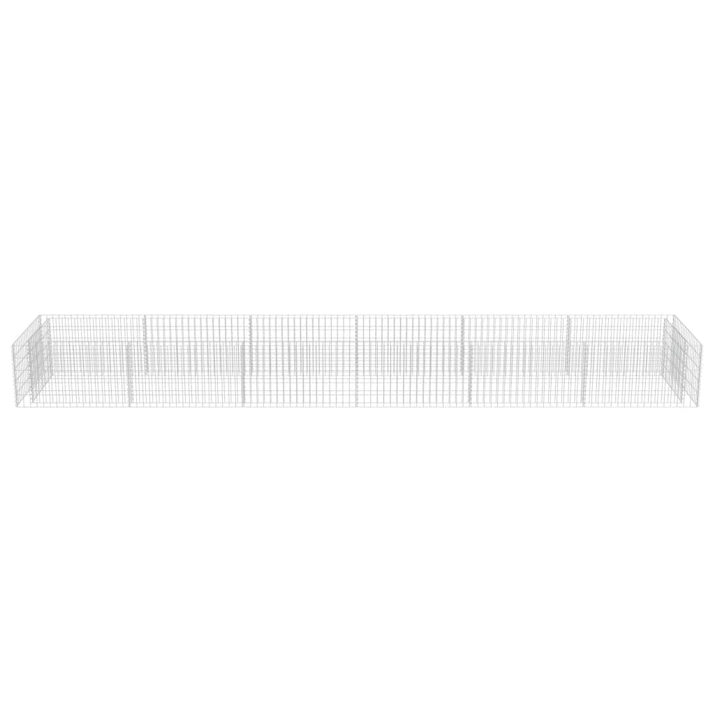 Galvanized Steel Gabion Raised Garden Bed - 212.6
