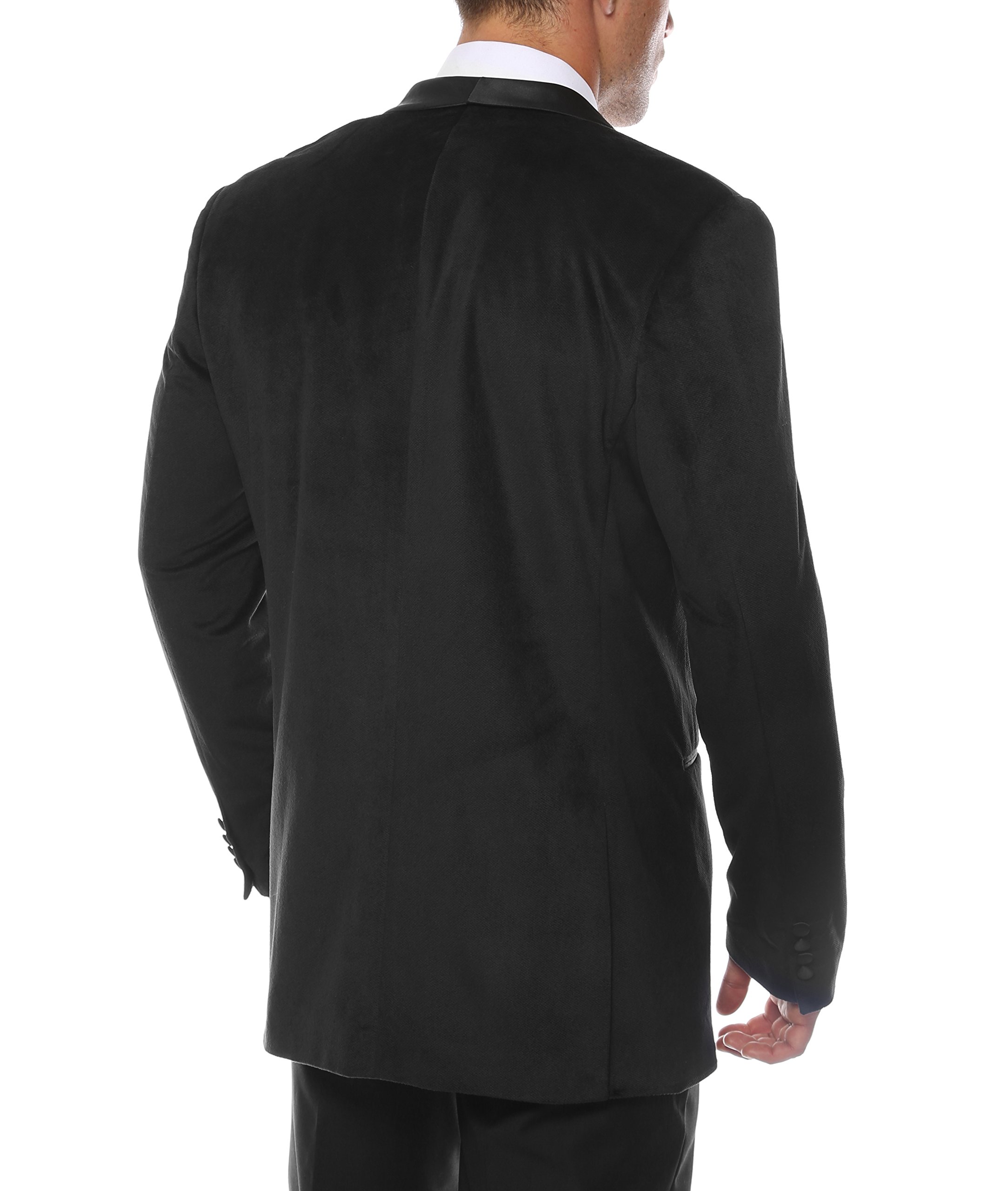 Men’s Velvet Blazer - Single Button Wedding Tuxedo Jacket with Shawl Satin Lapel for Formal Events, Evening Wear & Groom Attire | Perfect for Weddings, Prom, Dinner Parties & Special Occasions