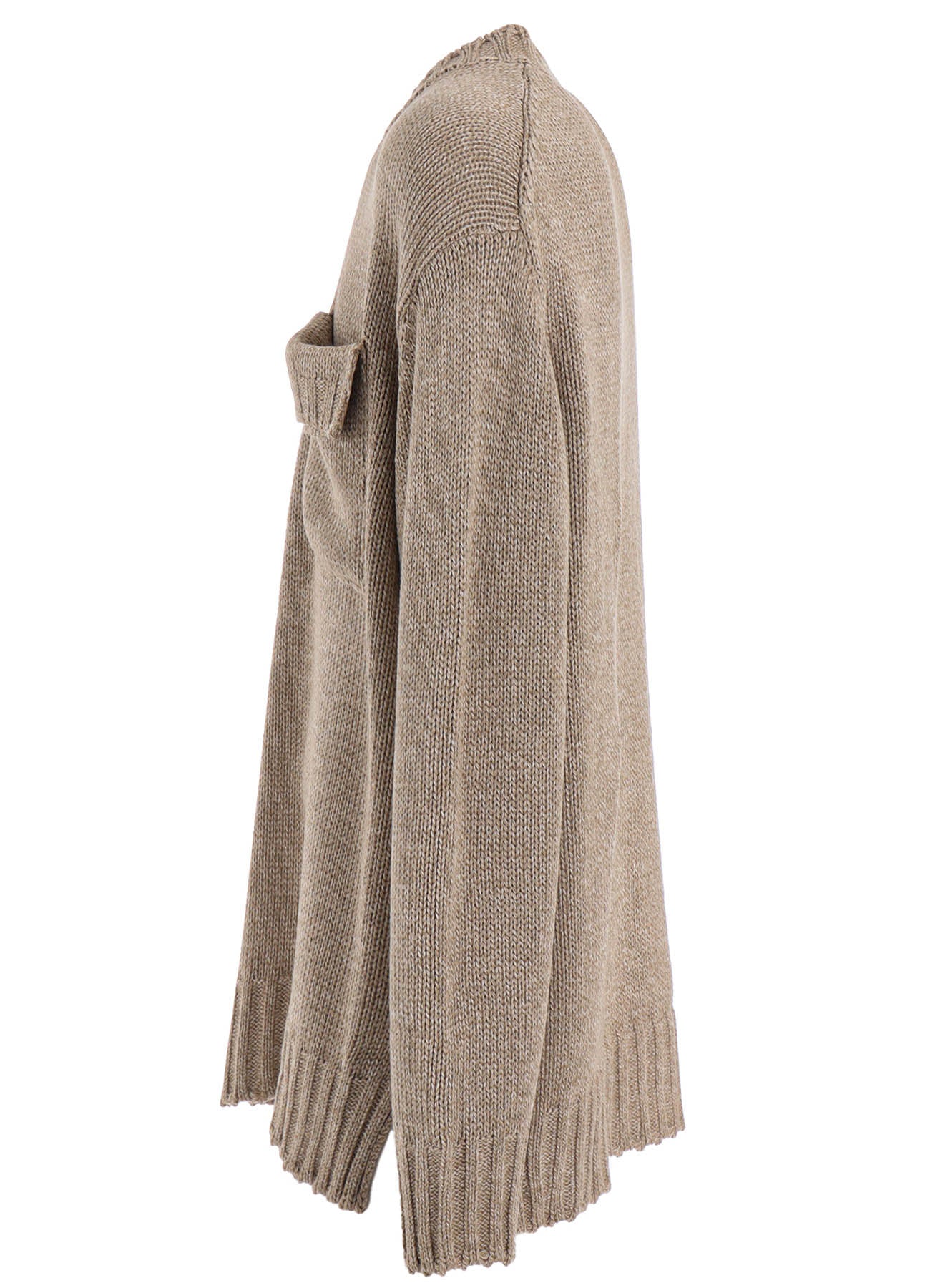 Bulky Wool Big Pocket Pullover Sweater - Cozy Oversized Knit Sweater for Women & Men - Perfect for Winter, Fall & Casual Outings