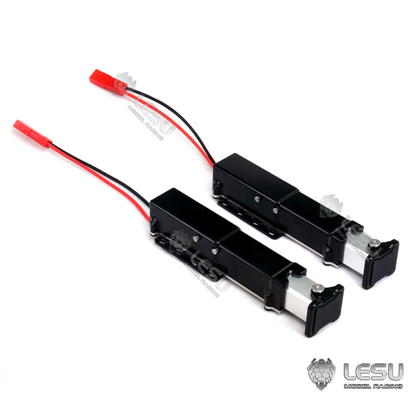 1/14 Scale RC LESU A0020 Hydraulic Trailer Truck A0005 Accessories - 52MM Wheel Tires, Stickers, Plastic Taillights & Metal Electric Lifting Legs - Perfect for RC Truck Customization and Off-Road Simulation