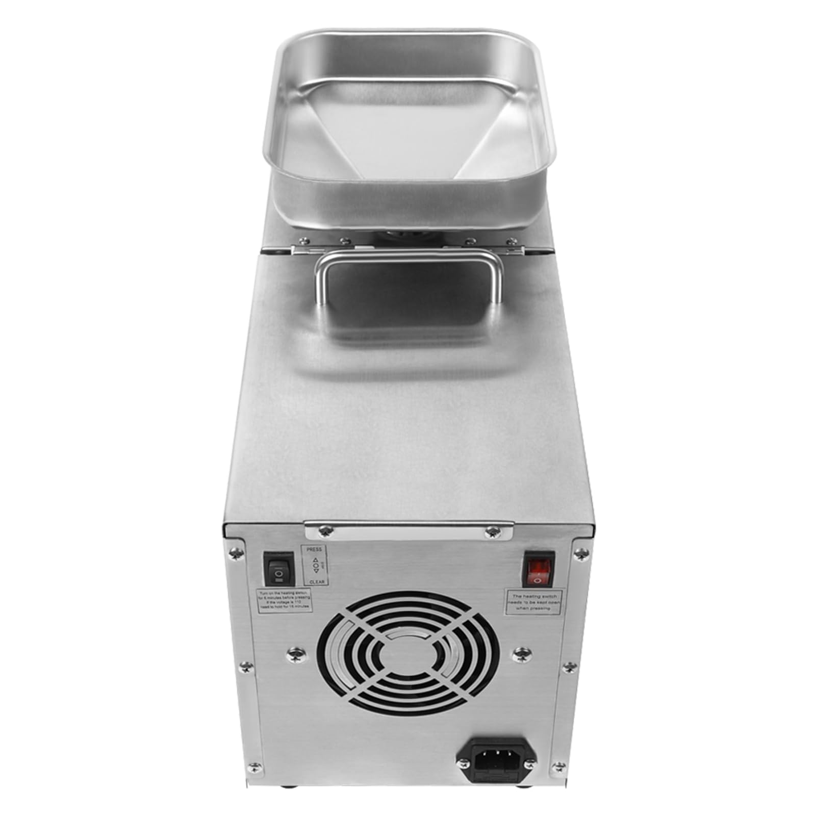 110V Automatic Oil Press Machine - Commercial & Household Cold/Hot Oil Extractor with Intelligent Temperature Control - Stainless Steel Nut Seed Oil Press for Walnut, Flaxseed, Almond, Rapeseed & Sesame - Perfect for Home Kitchen, Farm Use & Small Business Production