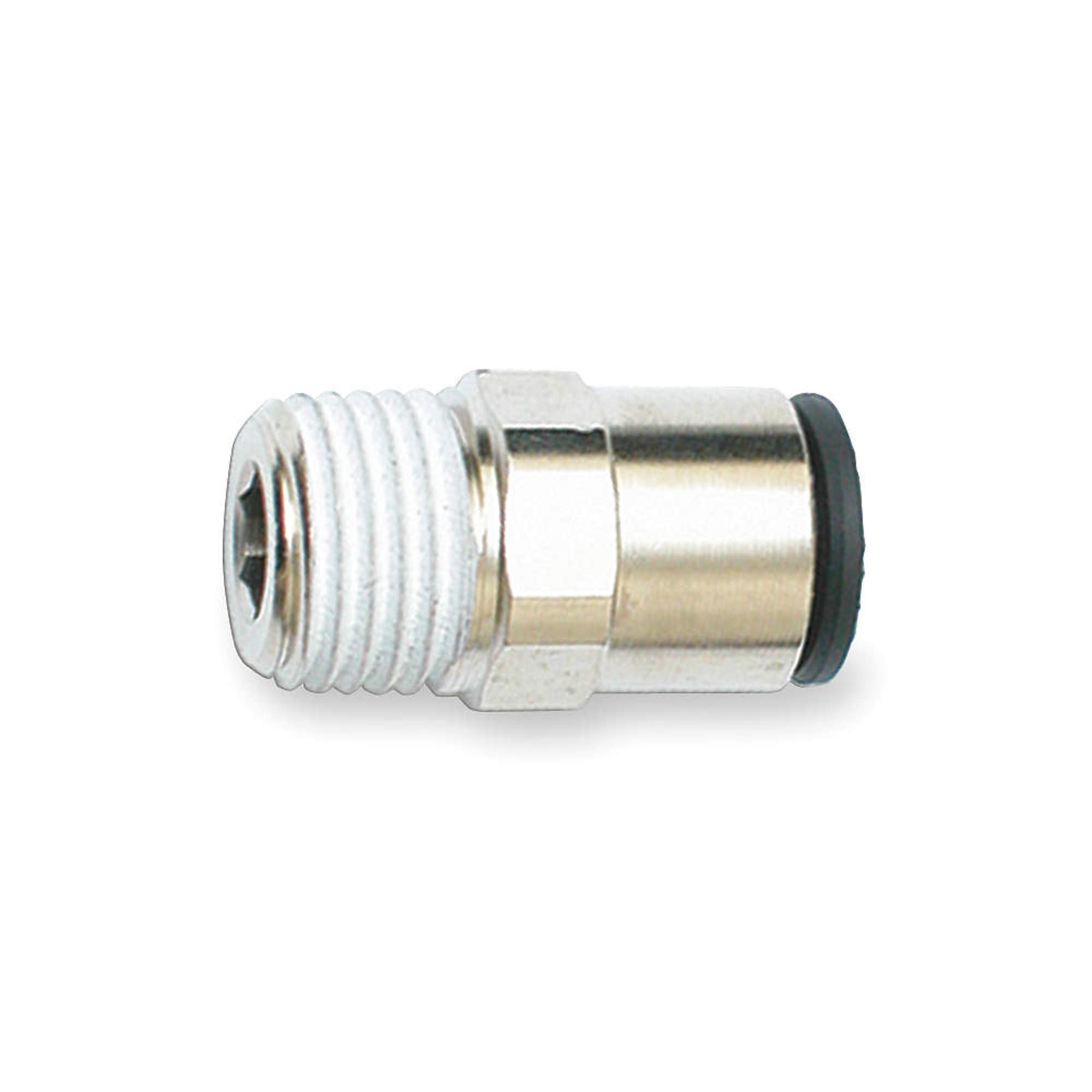 1/4 Inch Male Tube Connector - 10 Pack (1/4