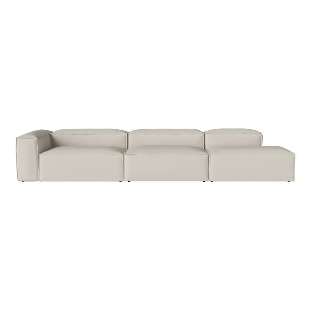 Cosima 3-Seater Sofa with Open End - Modern Living Room Furniture for Small Spaces | Perfect for Apartments, Studios & Cozy Home Decor