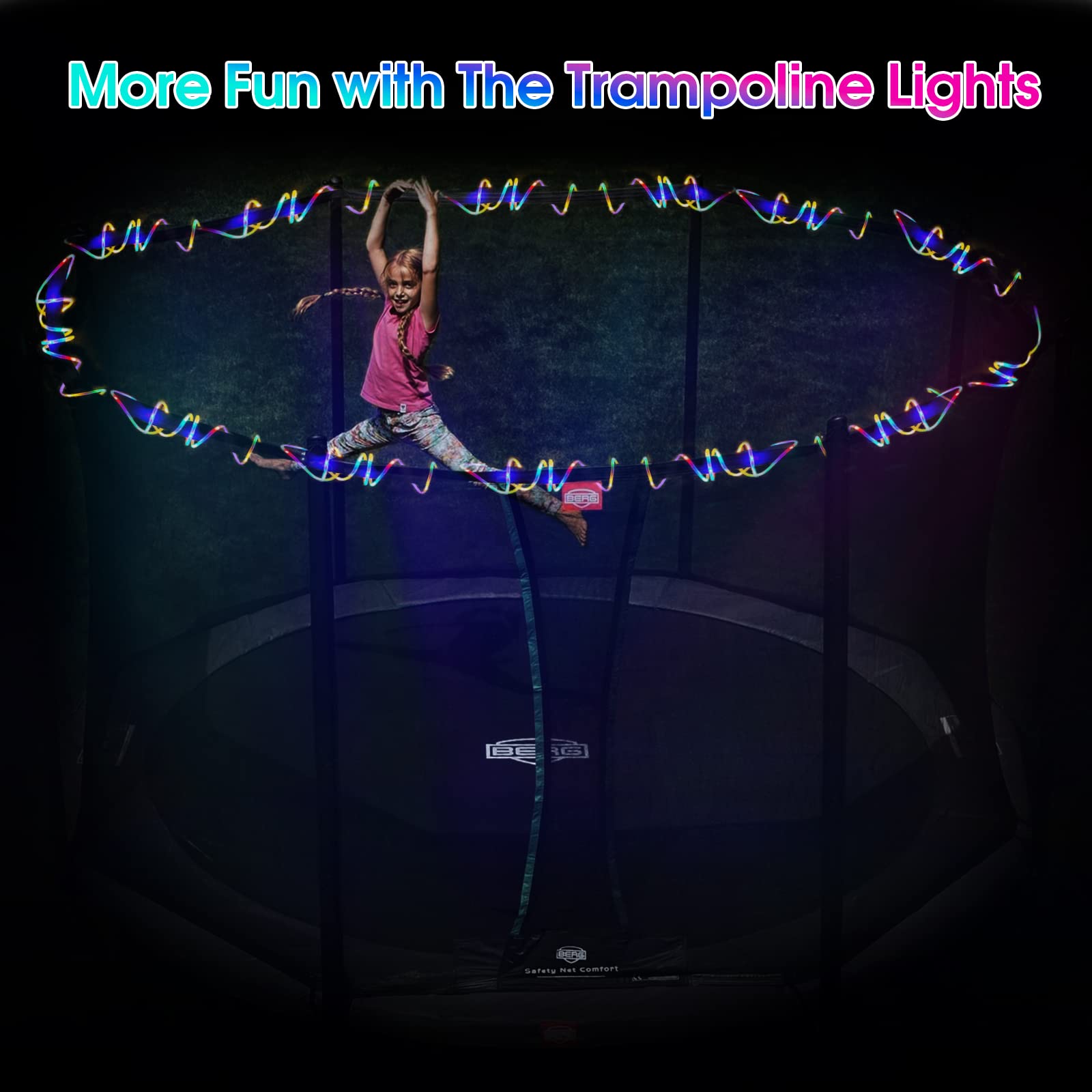 2 Pack 66Ft 200 LED Waterproof Rope Lights - Battery & USB Powered with Remote, 8 Lighting Modes for Indoor/Outdoor Decor, Perfect for Camping, Pool Parties, Trampoline, Garden & Patio Lighting