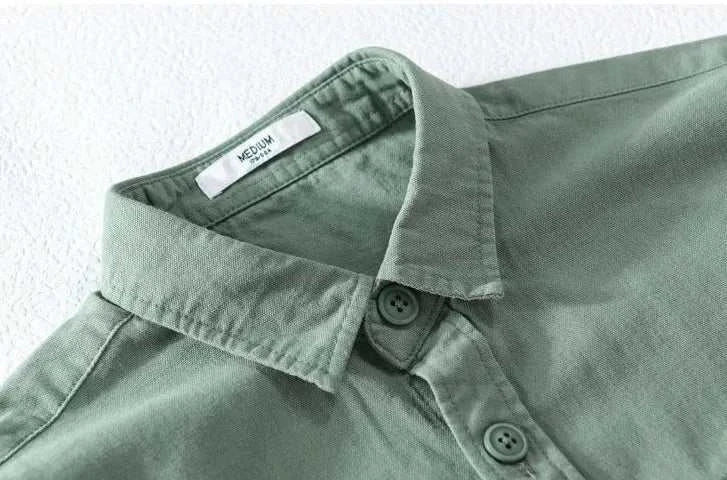 Premium Men's Short Sleeve Summer Shirt - Breathable Cotton Casual T-Shirt for Outdoor Activities, Travel & Daily Wear