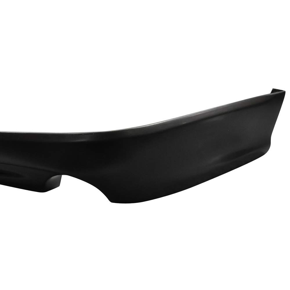 IKON MOTORSPORTS K-Style Black PU Rear Bumper Lip Air Dam Chin Diffuser Splitter for 2009-2010 Toyota Corolla Sedan - Enhances Aerodynamics & Sporty Look for Street Racing & Car Shows