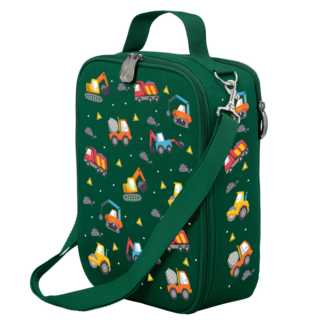 Large Insulated Jumbo Trucks Lunch Bag for Kids - Perfect for School, Work, and Picnics