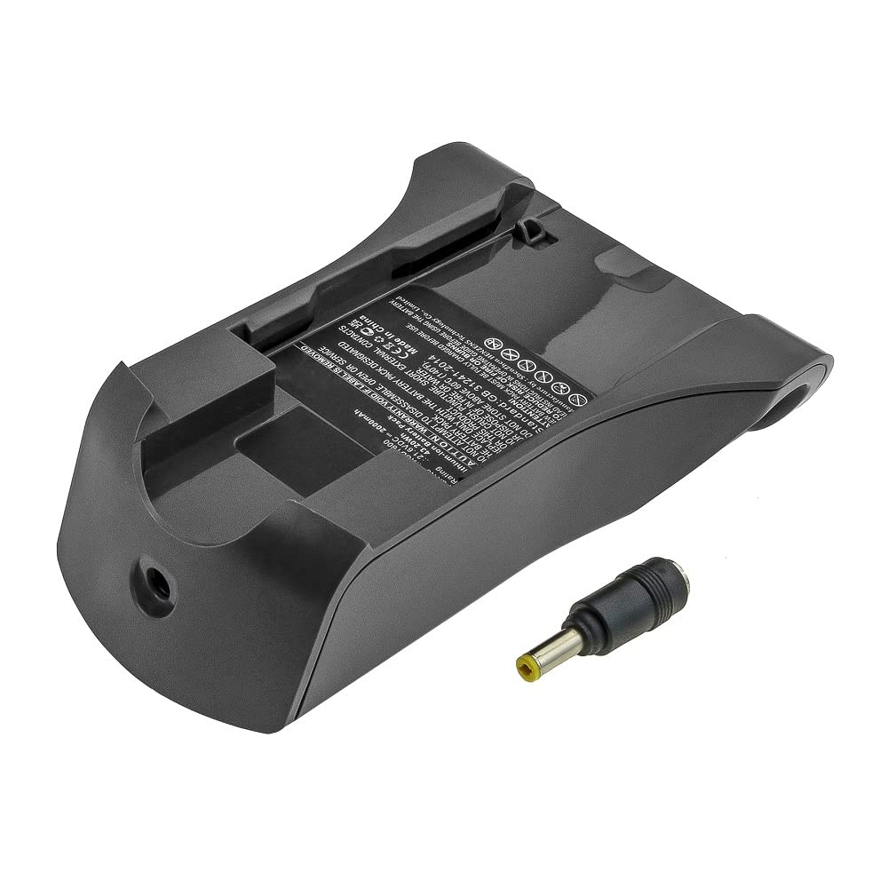 Synergy Digital Shark X3 Vacuum Cleaner Replacement Battery - 21.6V 2000mAh Li-ion High Capacity Compatible with Shark XSBT600 - Perfect for Deep Cleaning Carpets, Hard Floors & Pet Hair Removal