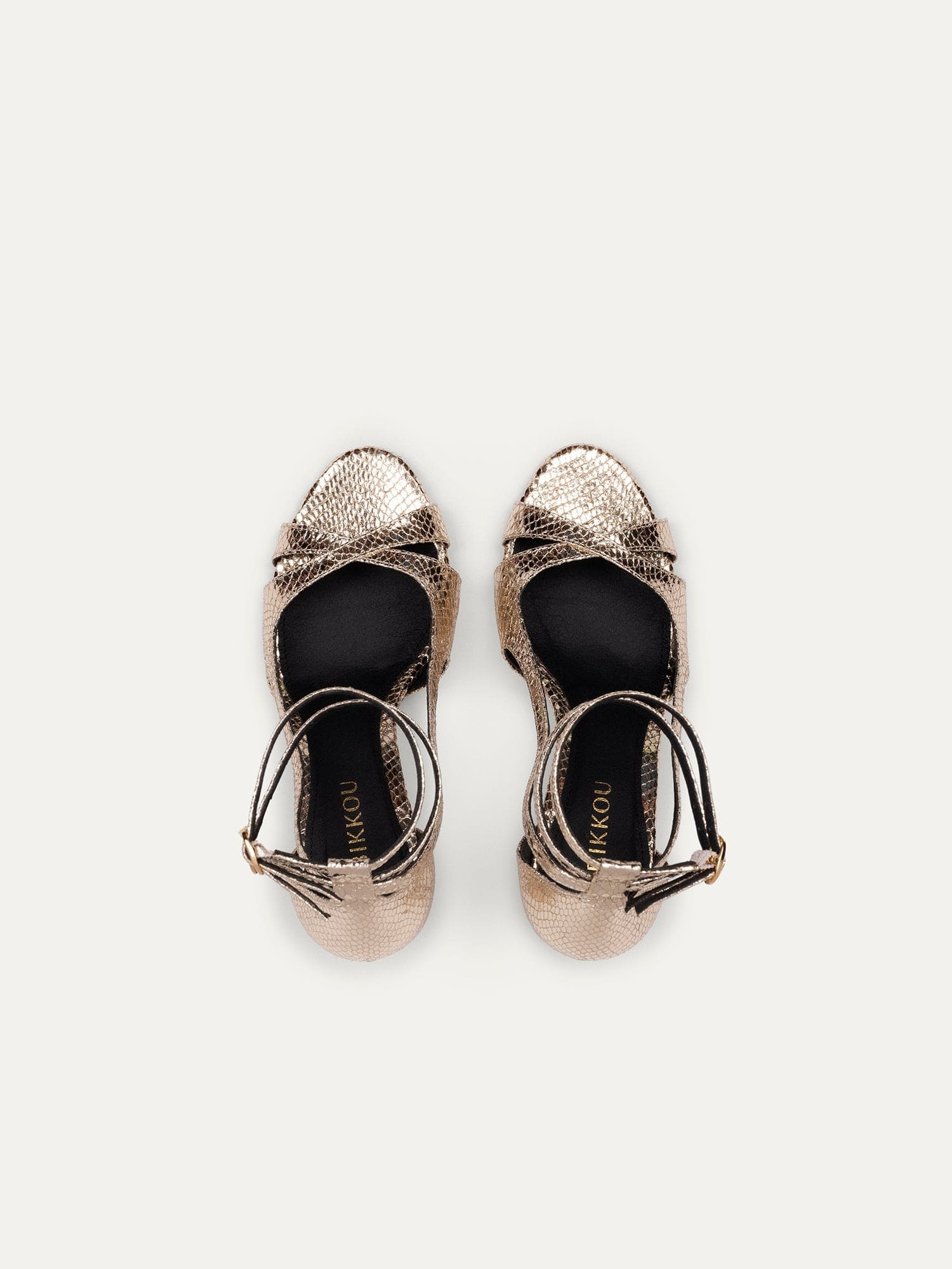9pm Drinks with Friends Vegan Strappy Heels in Gold - Perfect for Night Out, Parties & Special Occasions