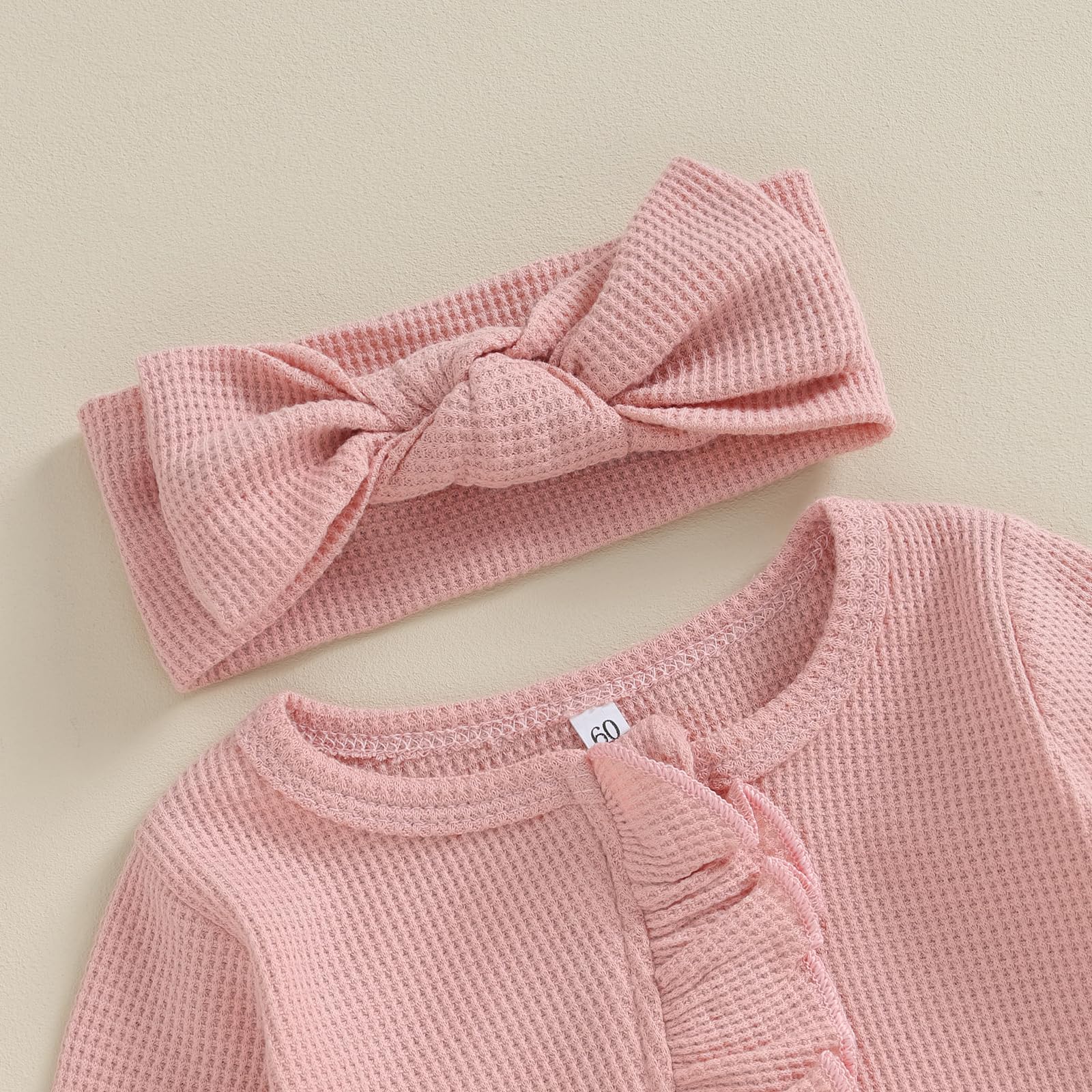 Newborn Coming Home Outfit - Soft Zip-Up Ruffle Romper Footie Bodysuit for Baby Girls & Boys | Perfect Hospital Photo & First Outfit Essential