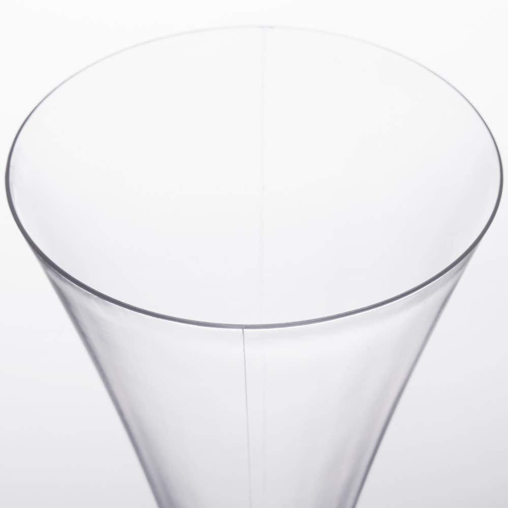 Fineline Settings 8-Piece Tiny Temptations 2-Oz Clear Champagne Glasses - Perfect for Weddings, Parties & Romantic Dinners