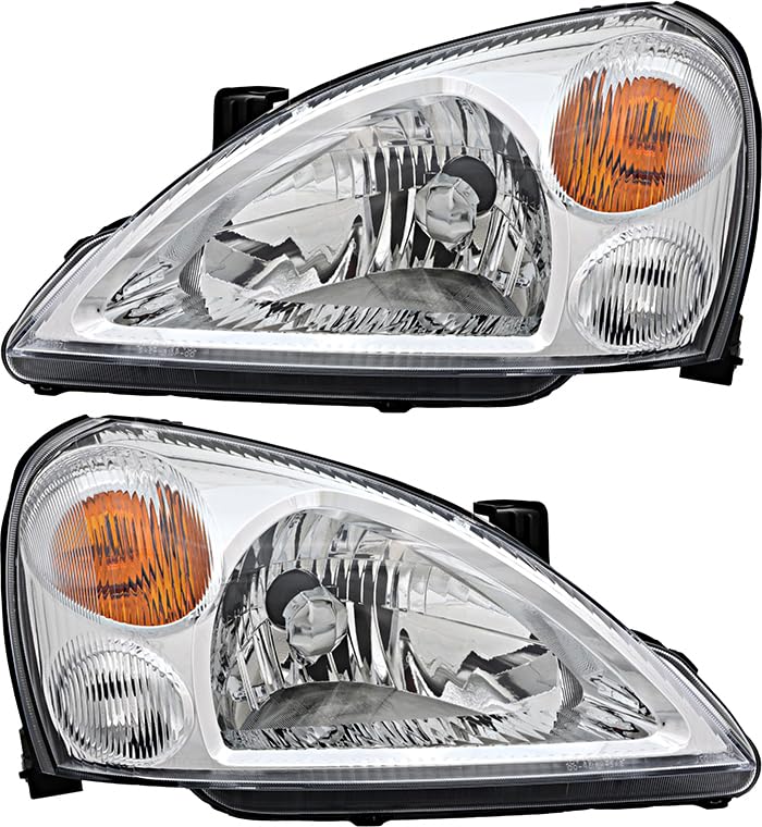 Suzuki Aerio Headlights Replacement Set - Halogen Lamps for Driver & Passenger Side (2002-2007 Models) | Perfect for Night Driving & Auto Restoration Projects