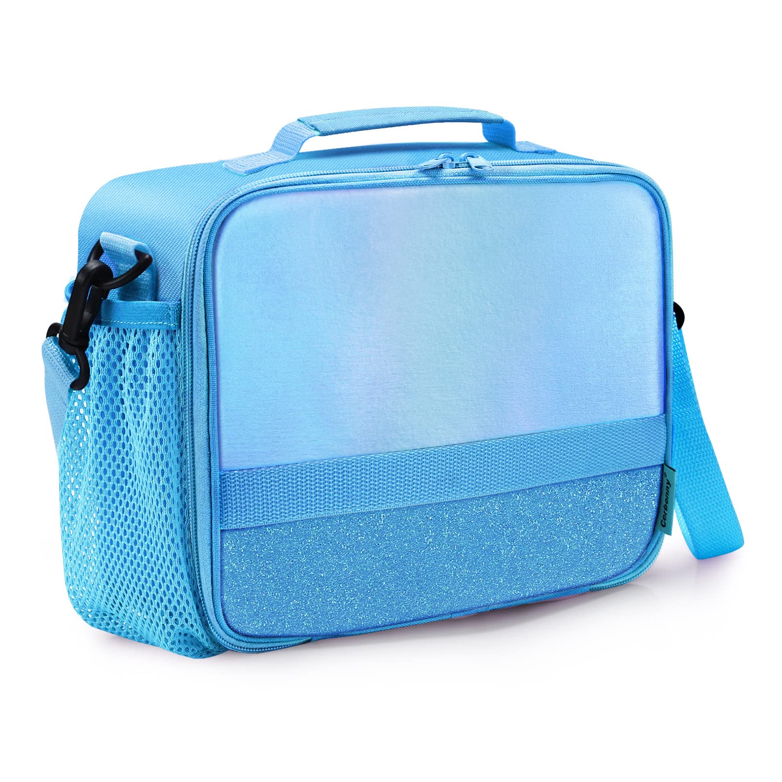 Insulated Kids Lunch Box with Strap & Bottle Holder - Durable Zipper Pockets for Girls & Toddlers, Keeps Food Cold or Warm for Hours - Perfect for School, Picnics & Travel